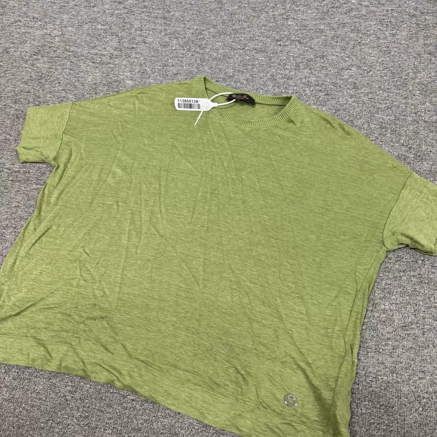 Loro Piana Loro Piana avocado green crewneck knit short L Size L / US 10 / IT 46 - 3 Thumbnail