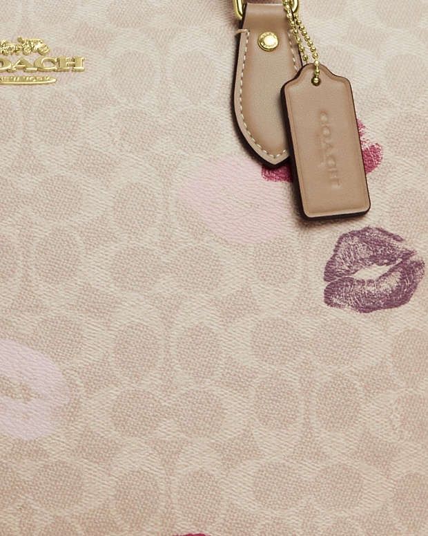 Coach COACH Klare Crossbody Bag Signature Canvas With Lips Print Size ONE SIZE - 6 Thumbnail