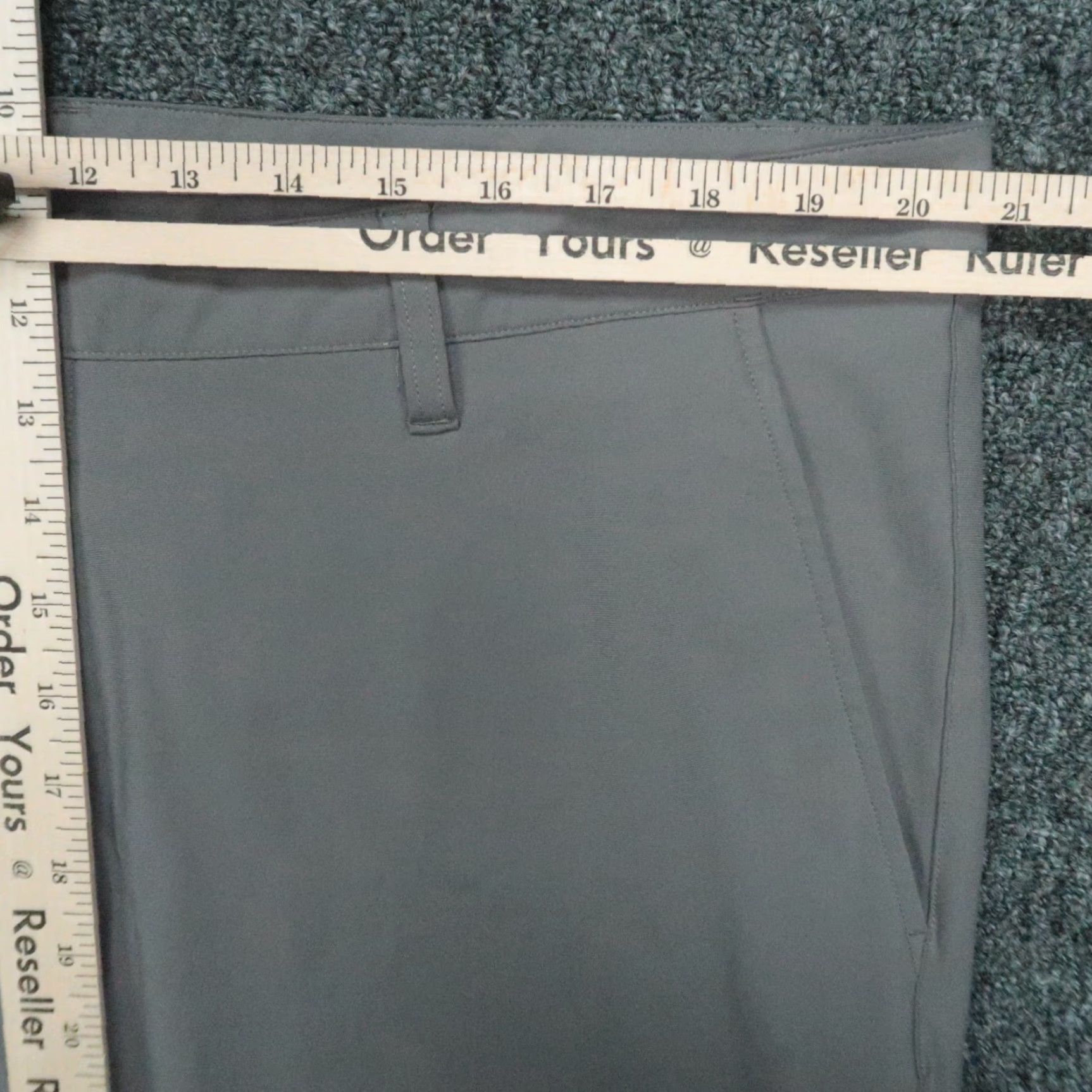 Rhone Rhone Pants Mens 41x34 Gray City Classic Chino Performance Lightweight Vintage No Size US 41 - 7 Thumbnail