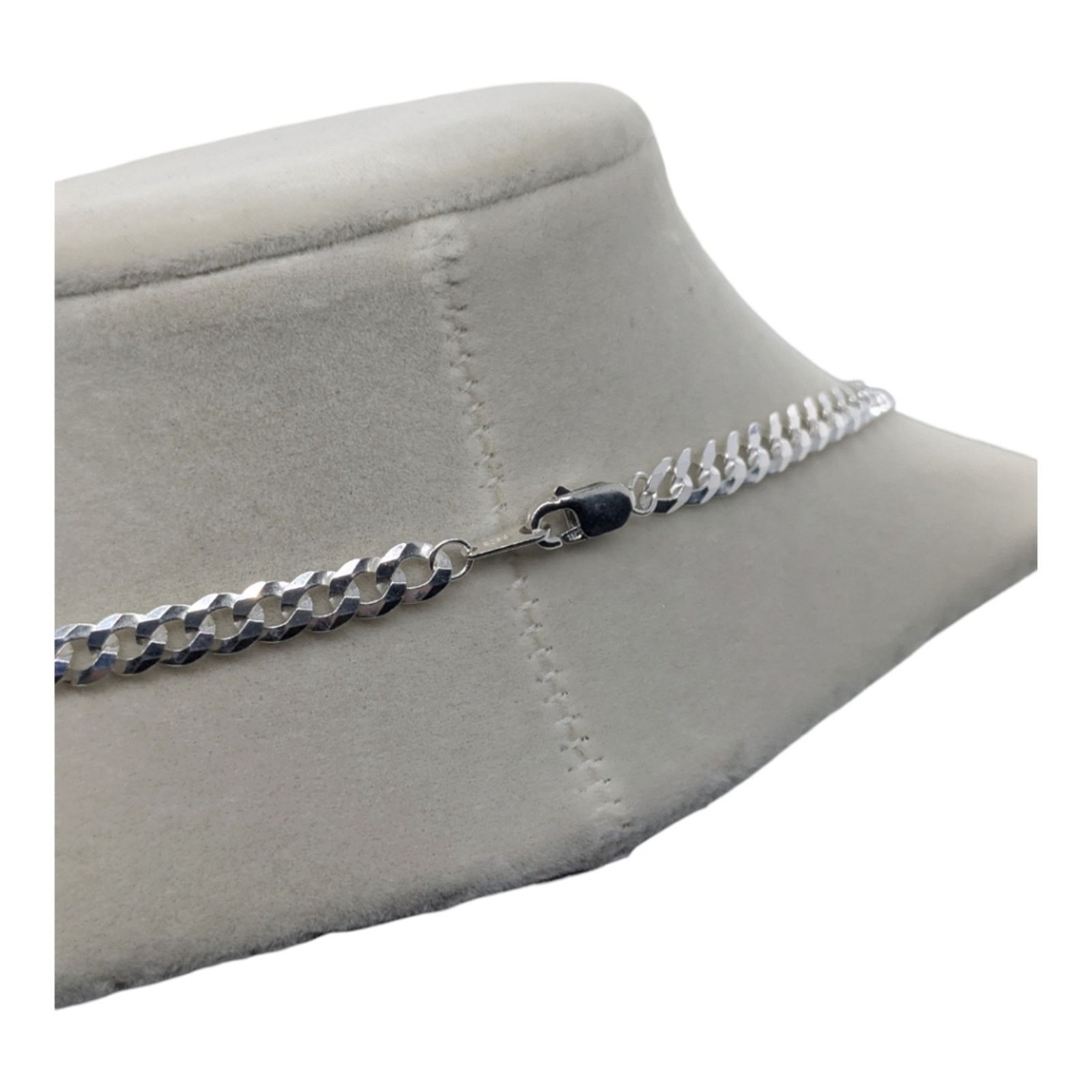 The Unbranded Brand 925 Sterling silver Revolver Pendant and Sterling Curb Chain Size ONE SIZE - 4 Thumbnail