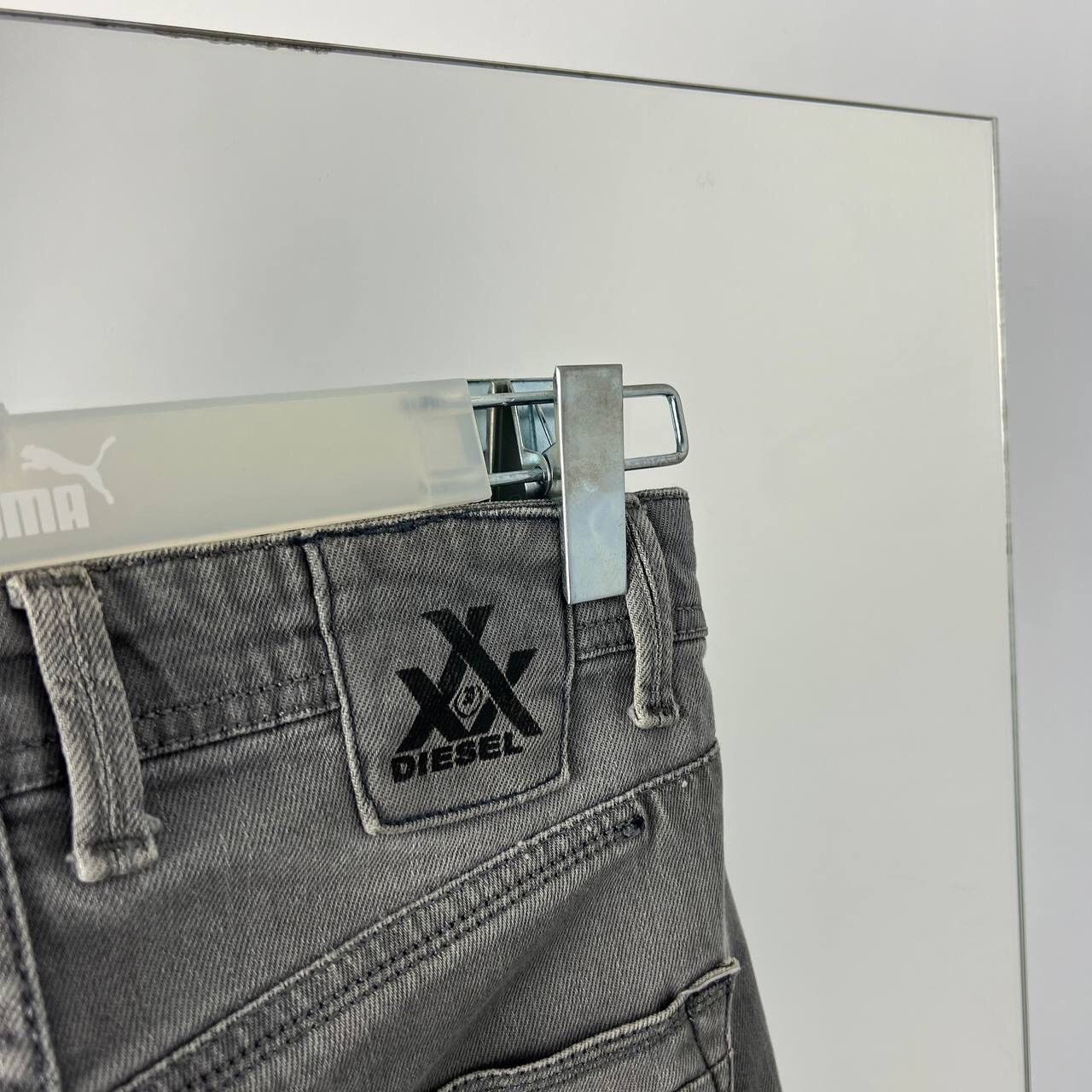 Diesel Y2k Rare Diesel Denim Pants Slim Dark Gray Vintage Size US 30 / EU 46 - 4 Thumbnail