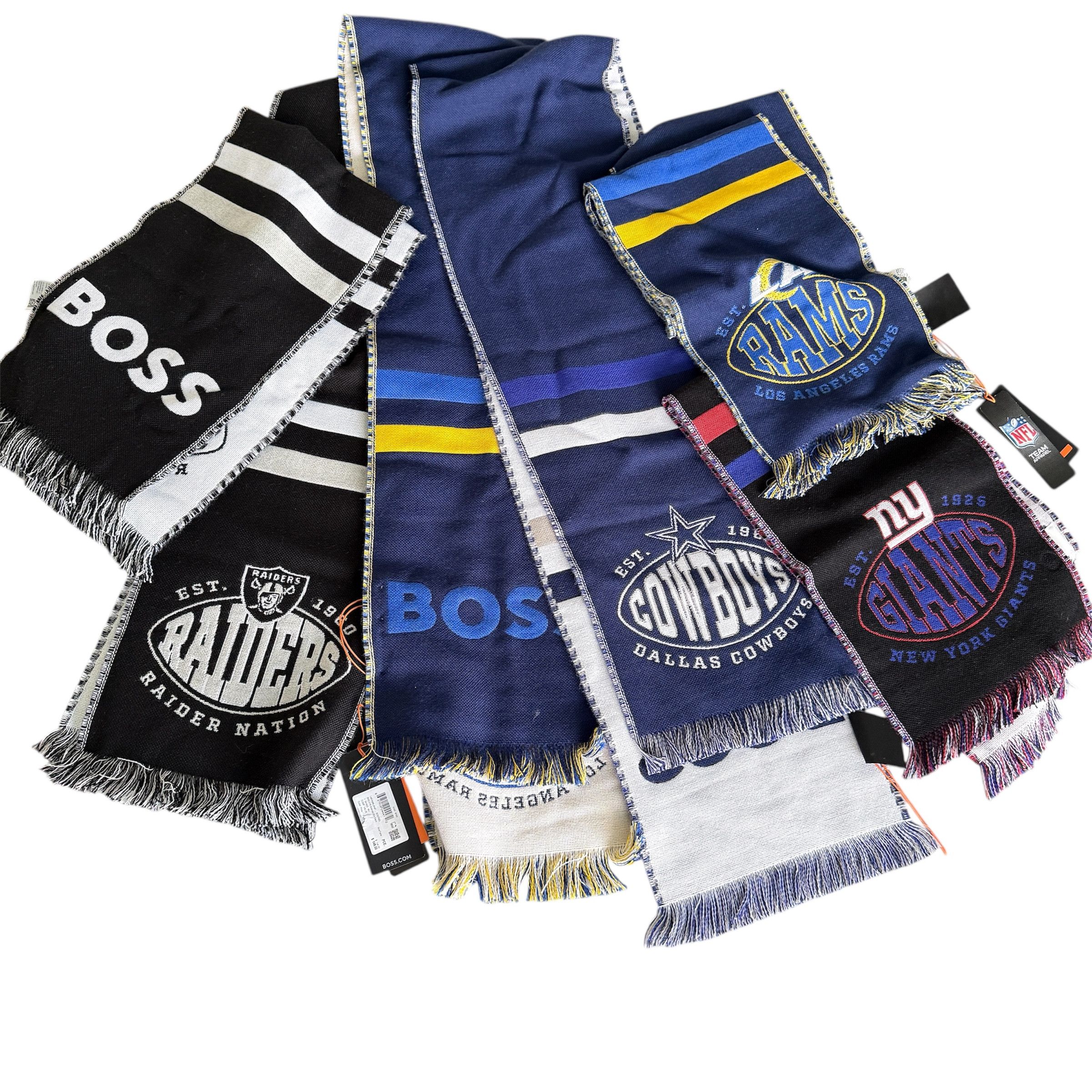 Hugo Boss Hugo Boss X NFL RAMS Scarf, Wool-blend, Made in Italy Size ONE SIZE - 4 Thumbnail