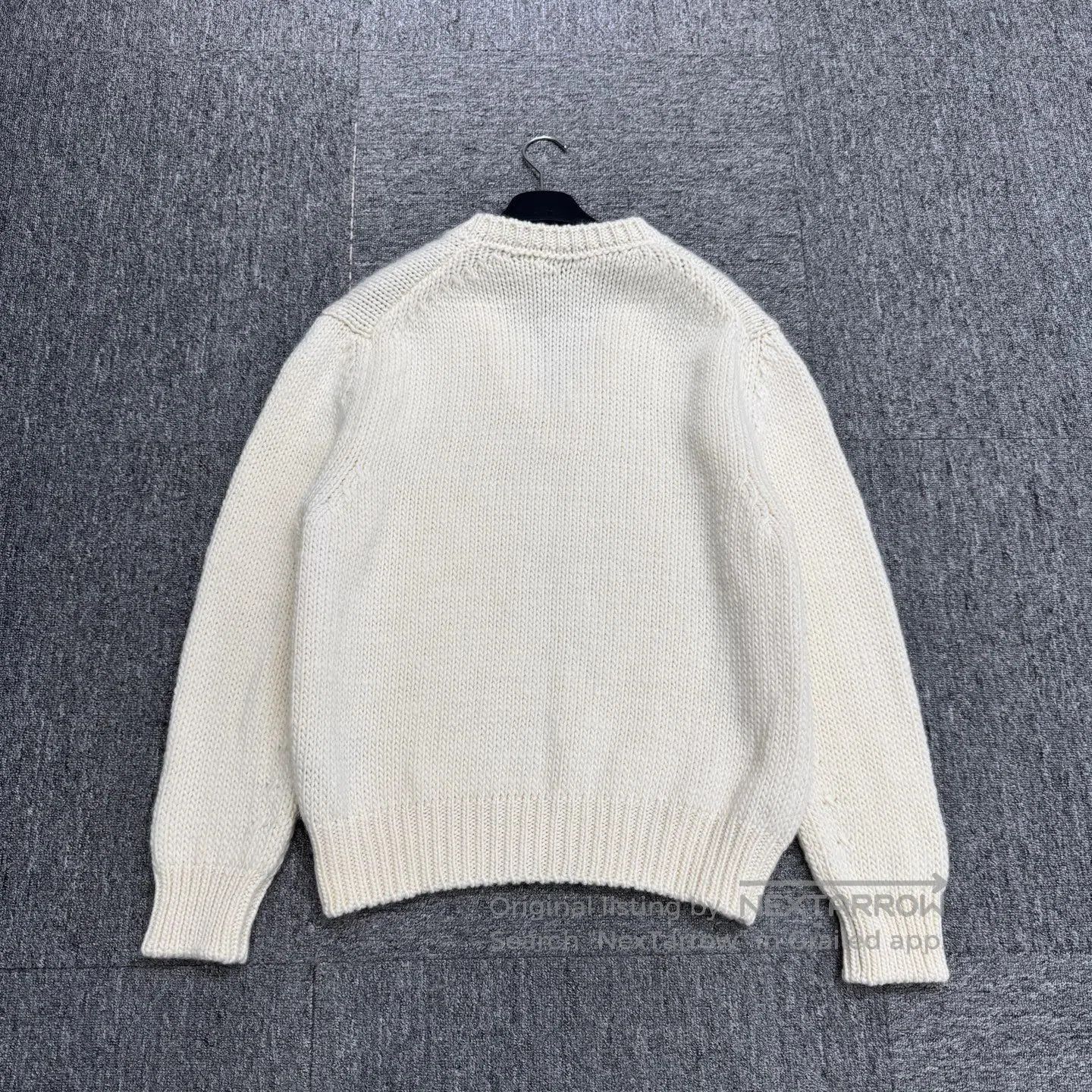 Dior Dior Embroidered mermaid V-neck wool knit sweater| Size US M / EU 48-50 / 2 - 2 Thumbnail