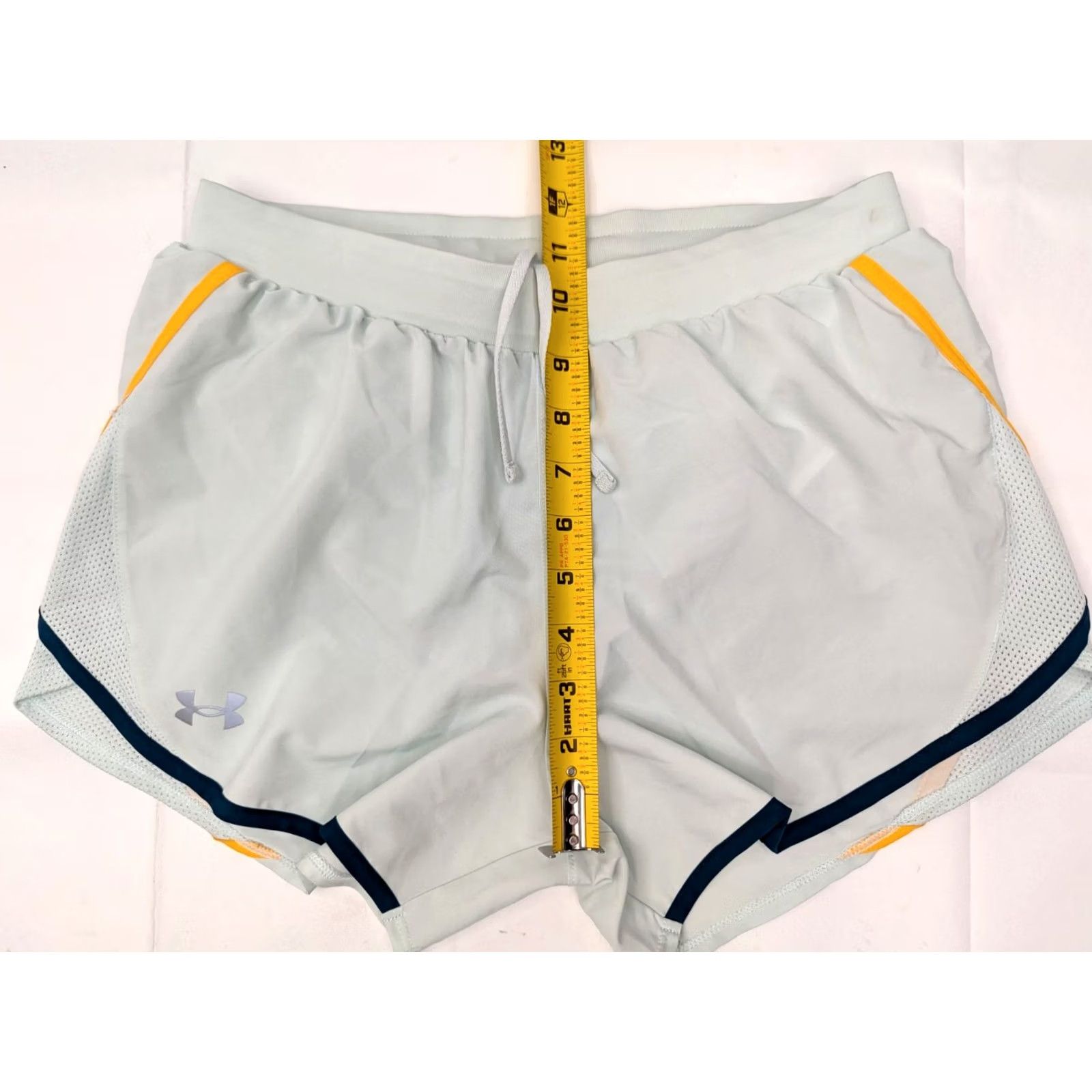 Under Armour Under Armour HeatGear Shorts Women XS Mint Teal Green Running Jogging w Insert Size 26" / US 2 / IT 38 - 5 Thumbnail