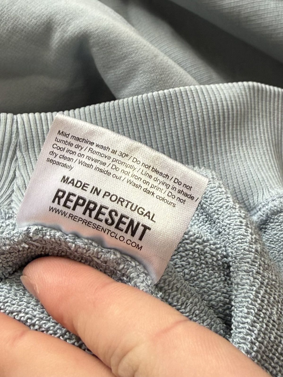 Represent Clo. REPRESENT OWNERS HOODIE POWDER BLUE Size US M / EU 48-50 / 2 - 12 Thumbnail