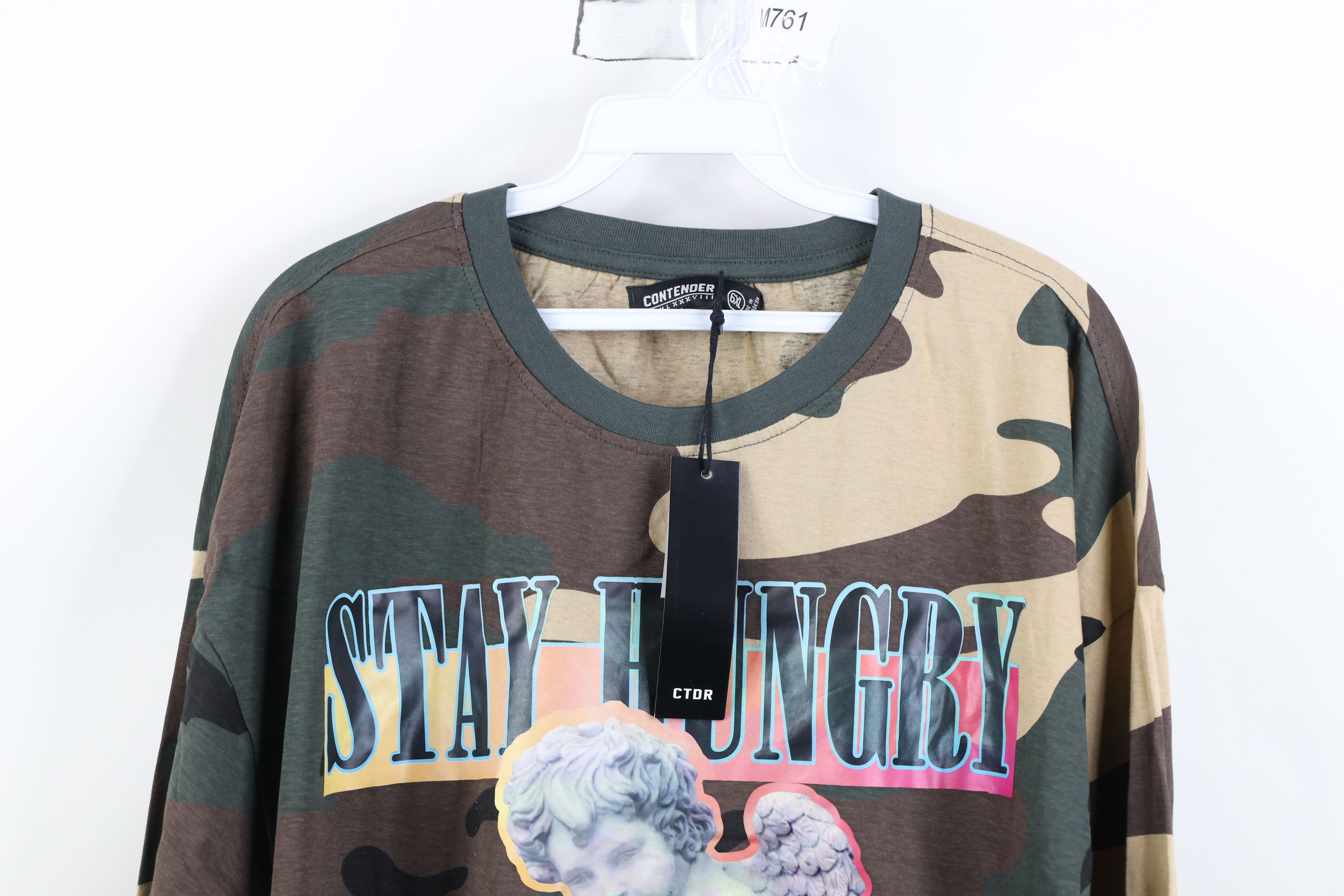 Vintage Deadstock Vintage Y2K Streetwear Angel Long Sleeve T-Shirt Size US XXL / EU 58 / 5 - 2 Thumbnail