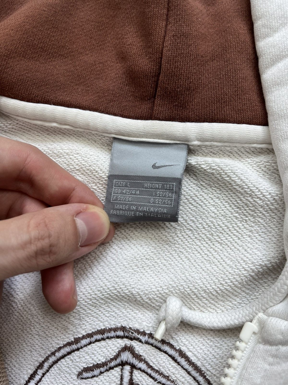 Nike 90’s NIKE TOC RARE ZIP HOODIE BIG LOGO RETRO Y2K SWOOSH BOXY Size US L / EU 52-54 / 3 - 5 Thumbnail
