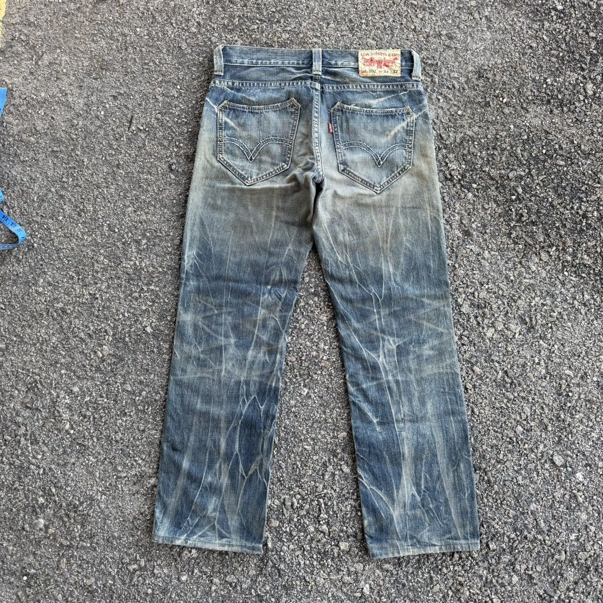 Levi's Vintage Clothing VINTAGE LEVI’S 502 FADED RIPPEP JEAN DENIM PANTS Size US 36 / EU 52 - 2 Thumbnail