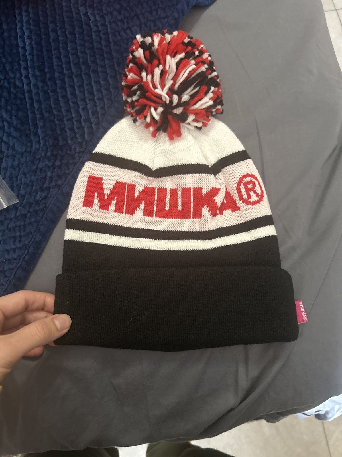 Mishka Mishka Eyeball Pom Beanie Size ONE SIZE - 2 Thumbnail