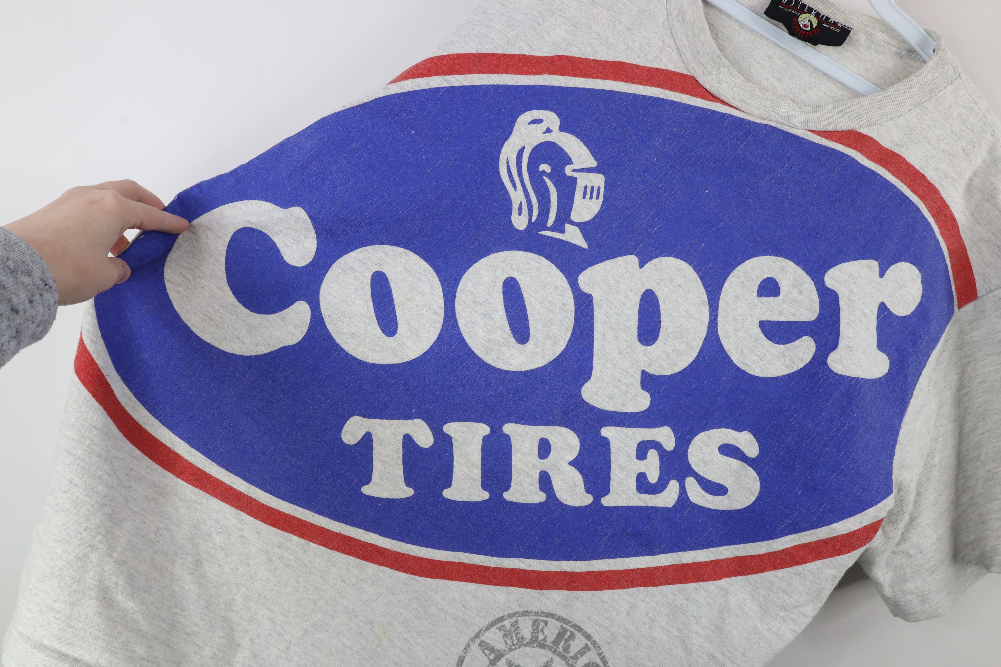 Vintage Vintage 90s Cooper Tires Racing All Over Print T-Shirt USA Size US XL / EU 56 / 4 - 5 Thumbnail