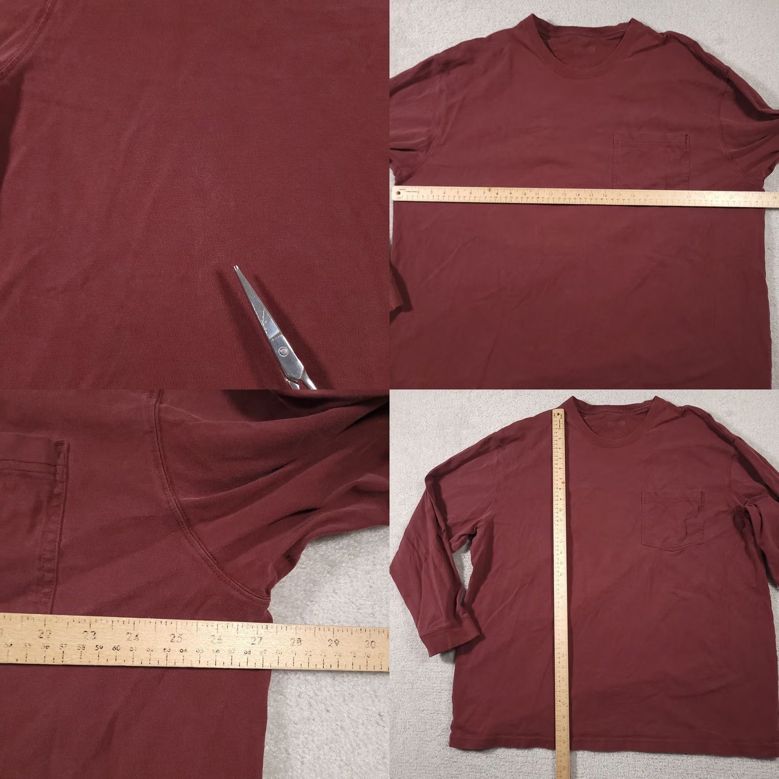 Duluth Trading Company Duluth Trading Company Shirt Mens 2XL Red Long Sleeve Grunge Workwear Pocket Size US XXL / EU 58 / 5 - 8 Thumbnail