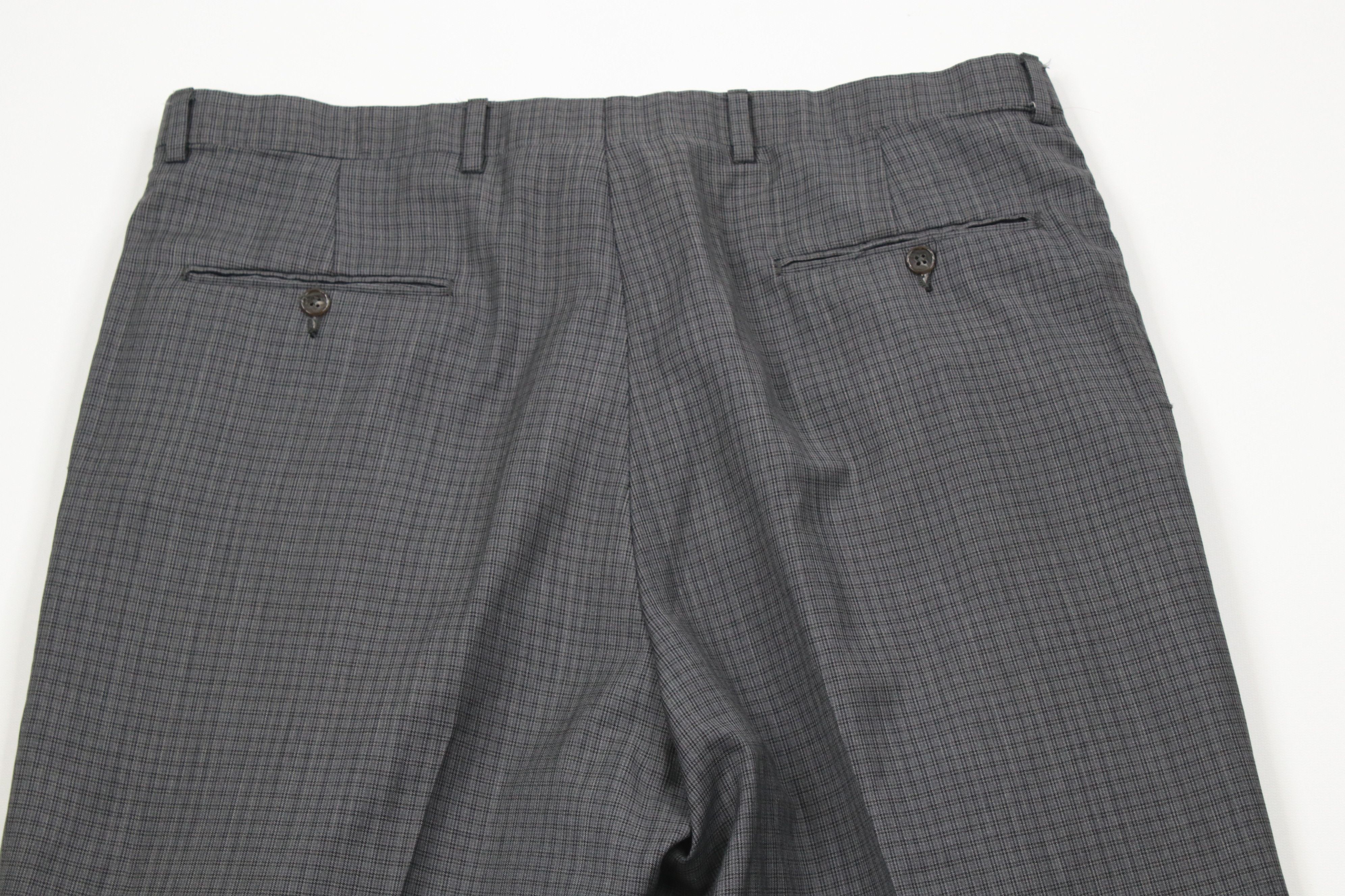 Vintage Vintage 90s Streetwear Wide Leg Cuffed Chino Pants Plaid USA Size US 36 / EU 52 - 11 Thumbnail