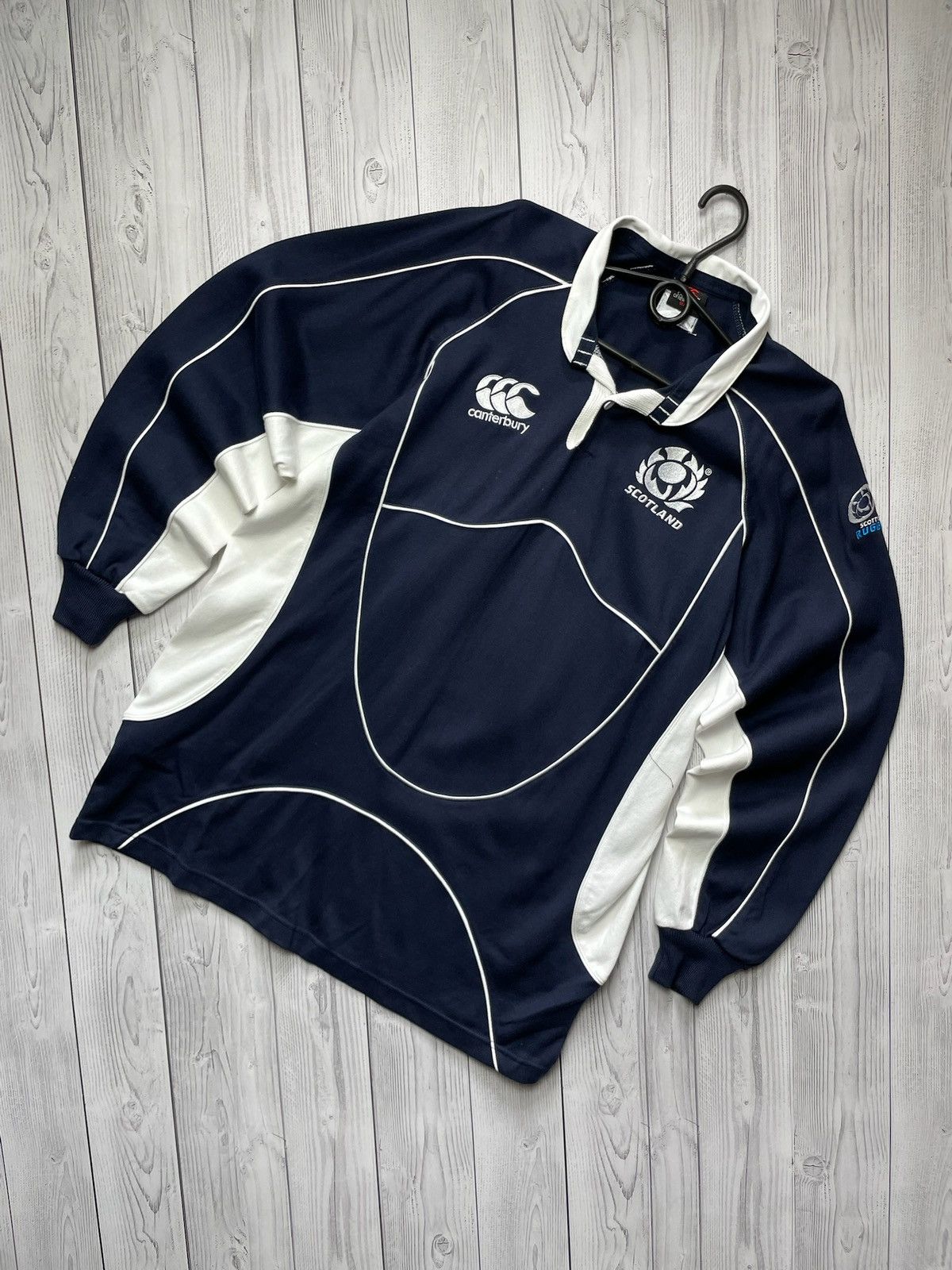 Canterbury of New Zealand Vintage Scotland Canterbury rugby jersey size L long sleeve Size US L / EU 52-54 / 3 - 1 Thumbnail