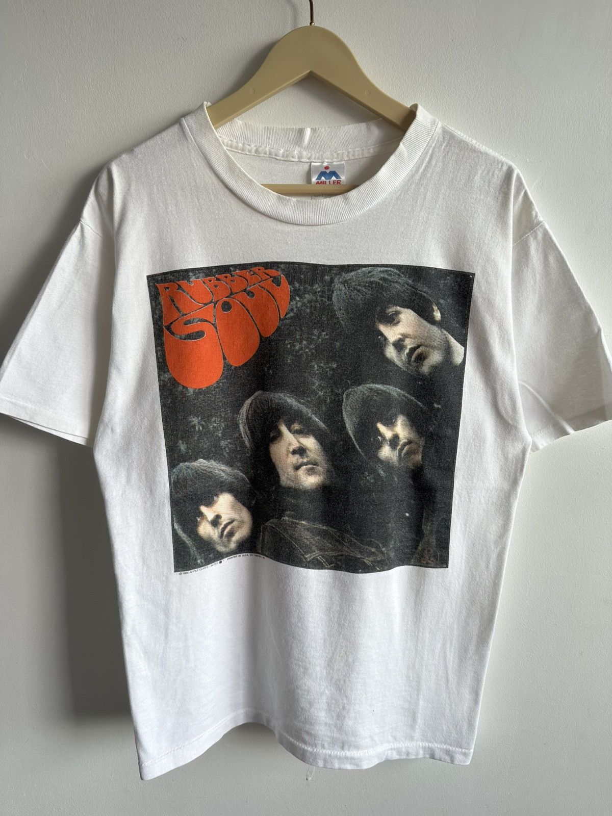 Band Tees Vintage 90’s The Beatles Rubber Soul Band Rock UK Rare Size US L / EU 52-54 / 3 - 3 Thumbnail