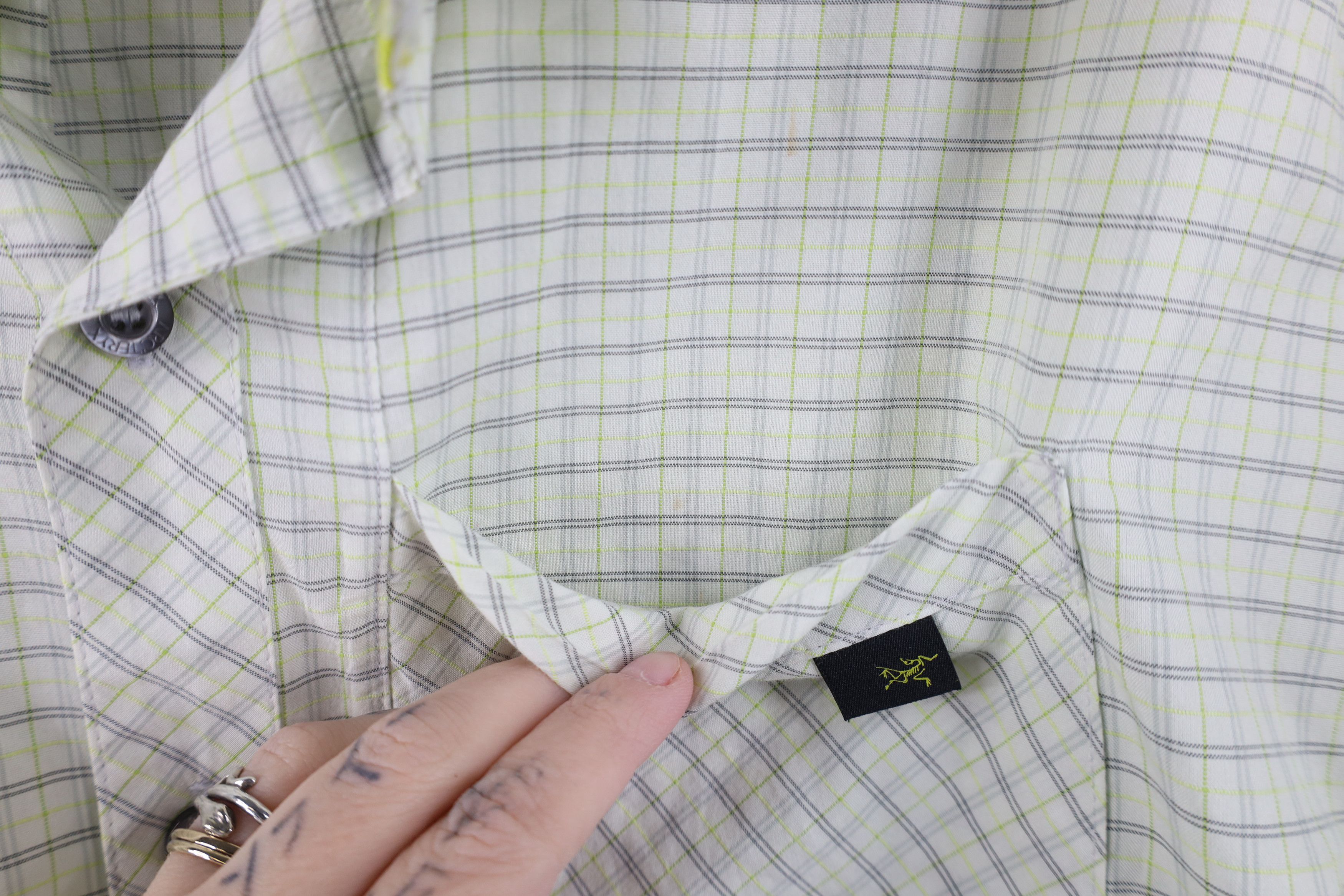 Arc'teryx Arcteryx Trekking Hiking Short Sleeve Button Shirt Plaid Size US L / EU 52-54 / 3 - 5 Thumbnail