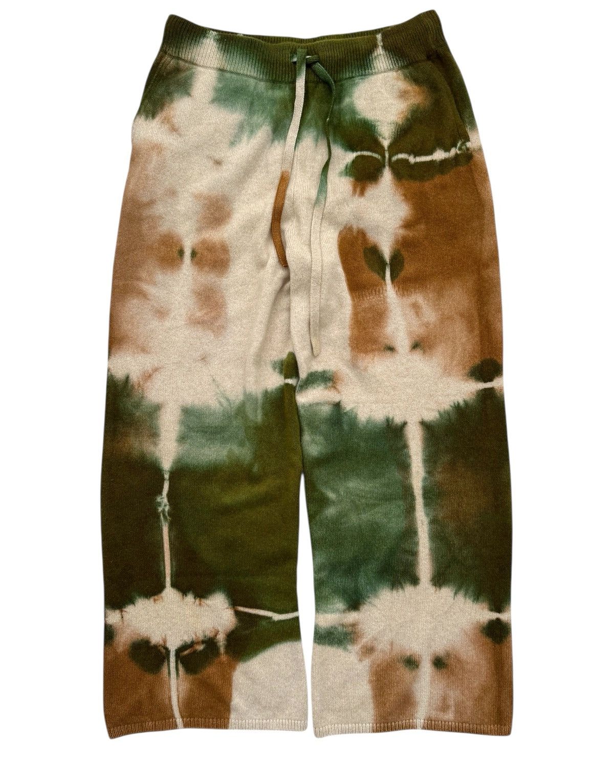 The Elder Statesman $1950 Cashmere Rorschach Tie Dye Lounge Pants Size US 34 / EU 50 - 3 Thumbnail