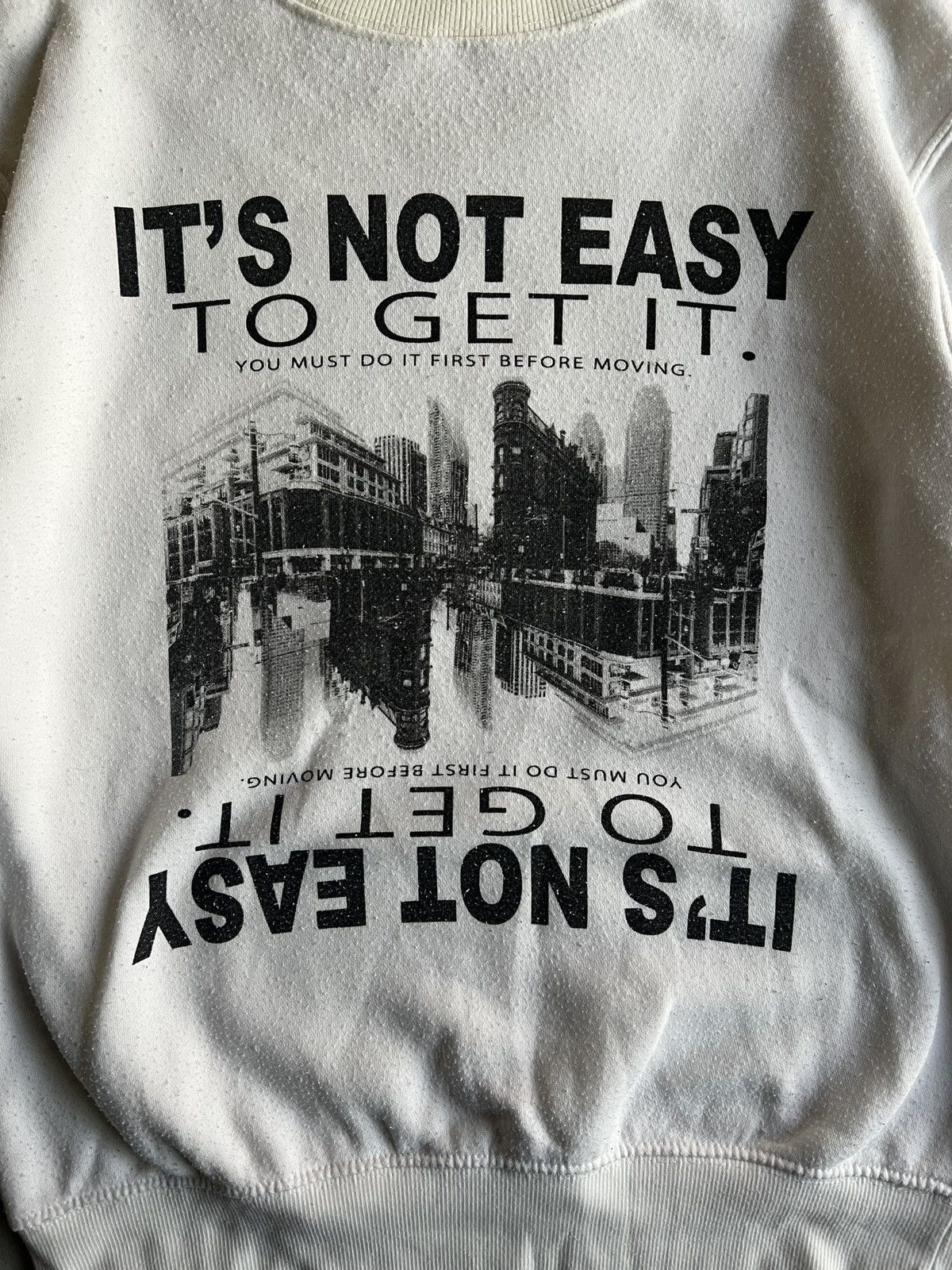 Japanese Brand Thruxton “It’s not Easy” Sweater Size US L / EU 52-54 / 3 - 2 Thumbnail
