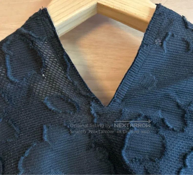 Comme des Garcons Comme Des Garcons Black vintage patterned top Size S / US 4 / IT 40 - 5 Thumbnail