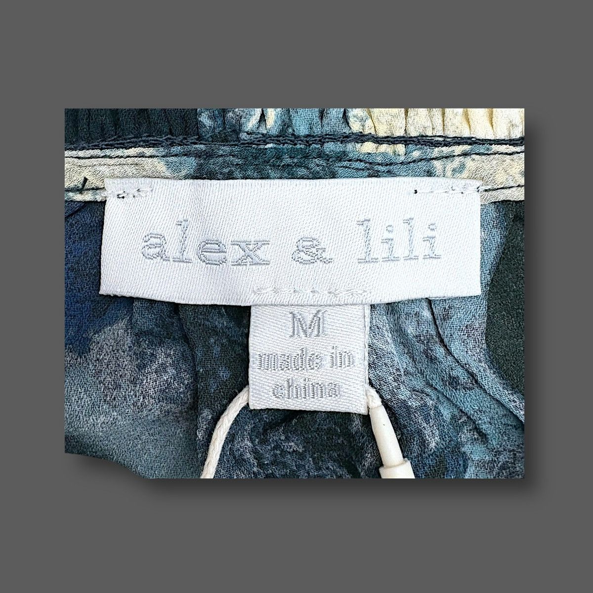 Other Alex & Lili Women’s Watercolor Colors Tie Neck Blouse Sz M Size M / US 6-8 / IT 42-44 - 9 Thumbnail