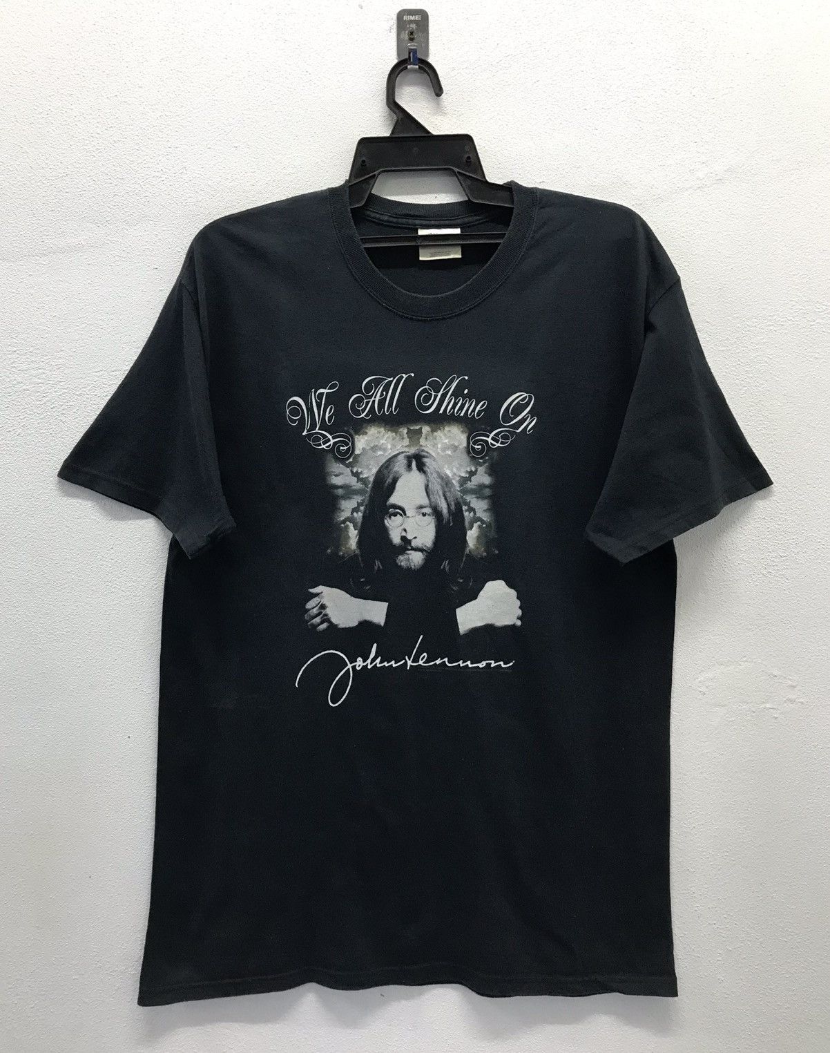 Hanes × Vintage Vintage Hanes John Lennon We All Shine On Shirt Size US L / EU 52-54 / 3 - 1 Thumbnail