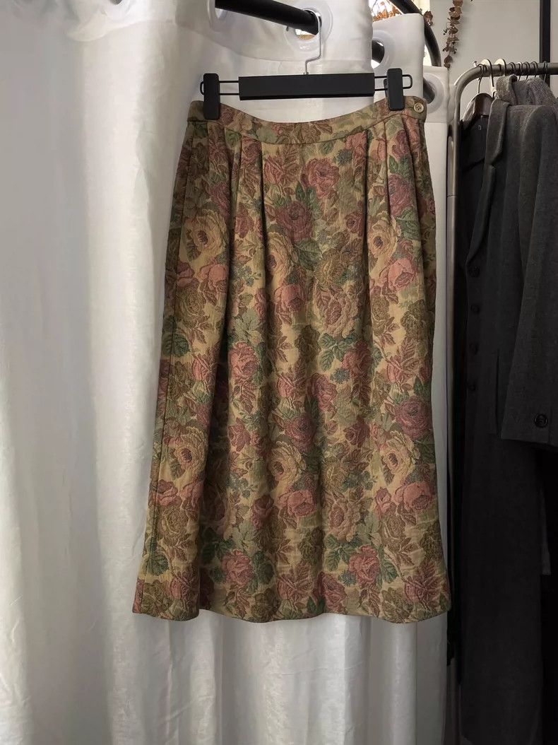 Comme des Garcons Comme des Garcons size m Vintage floral skirt skirt Size 25" / US 0 / IT 36 - 1 Thumbnail