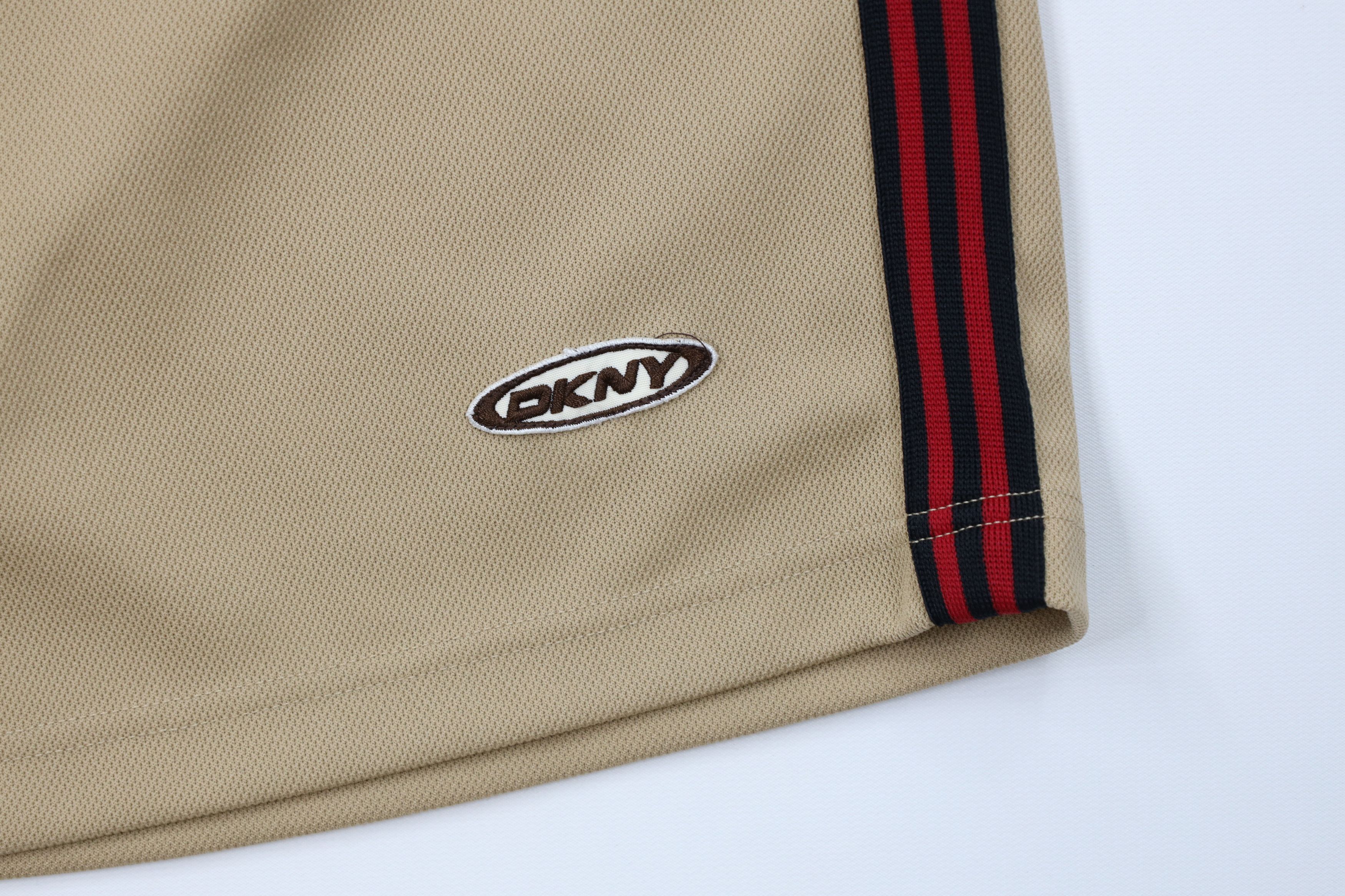 DKNY Vintage 90s DKNY Knit Above Knee Shorts Beige Khaki USA Size US 36 / EU 52 - 5 Thumbnail
