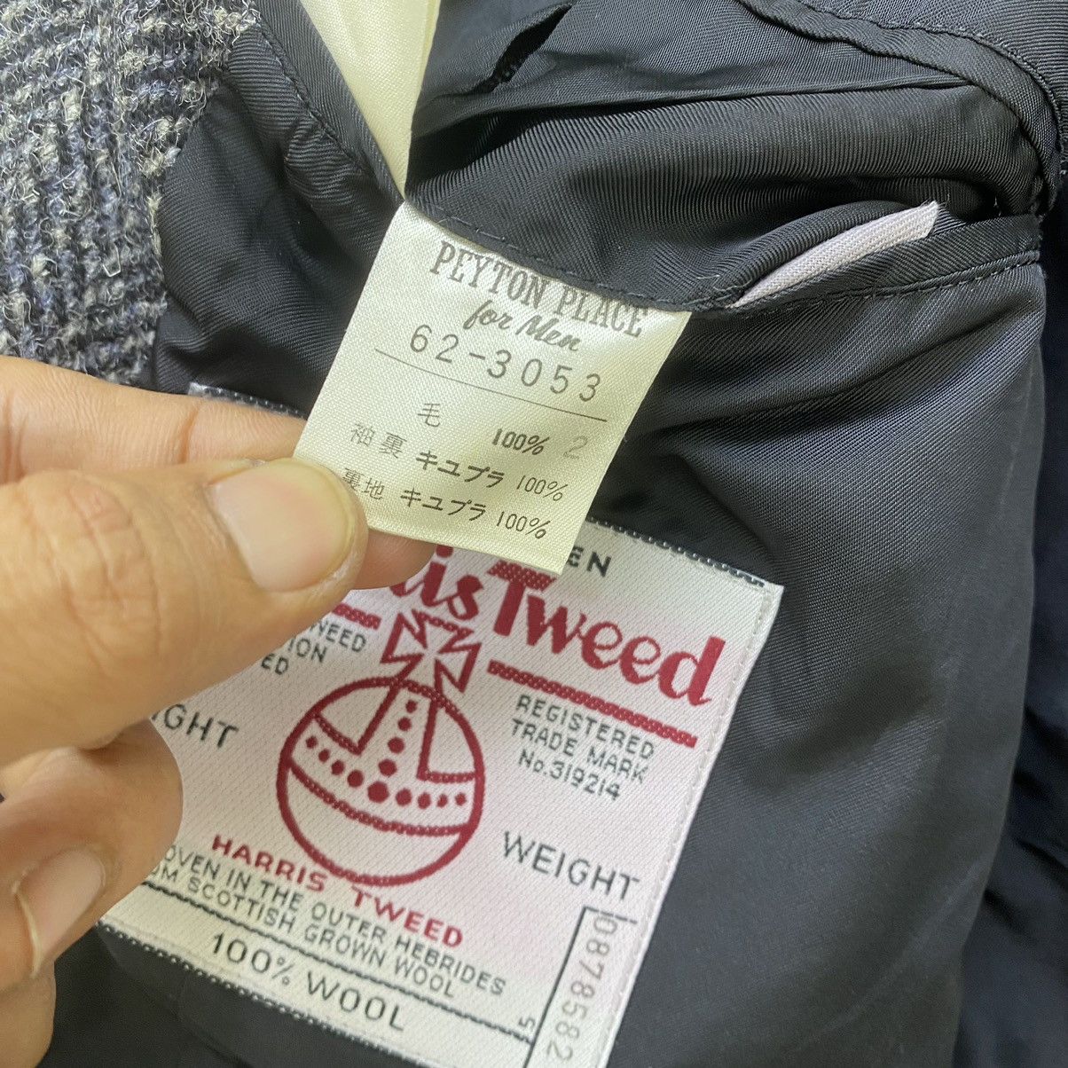 Harris Tweed 🔥Vintage Harris Tweed X Ppfm Peyton Place Herringbone Wool Size US M / EU 48-50 / 2 - 6 Thumbnail