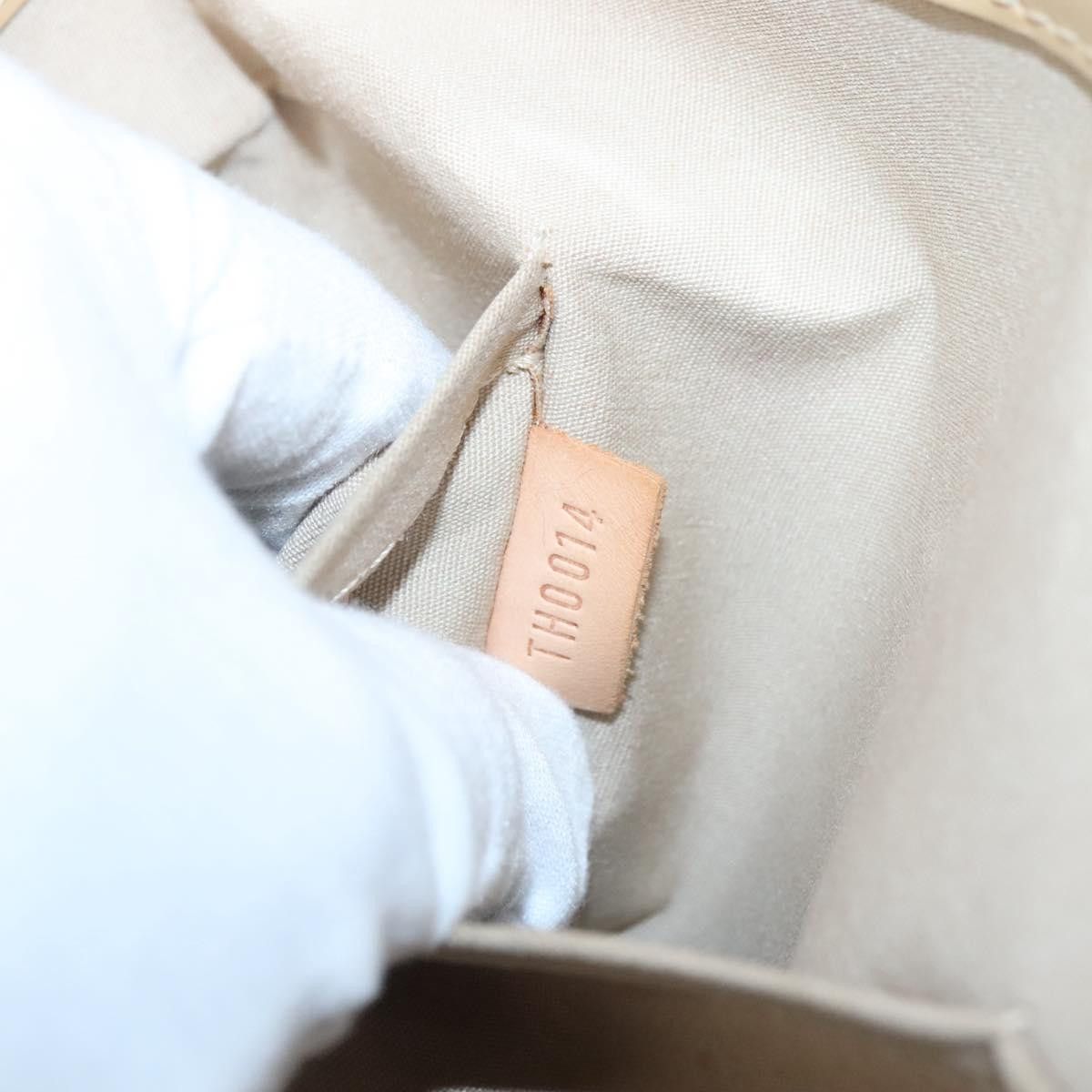 Louis Vuitton LOUIS VUITTON Monogram Vernis Reade MM Hand Bag Beige M91141 Size ONE SIZE - 12 Thumbnail