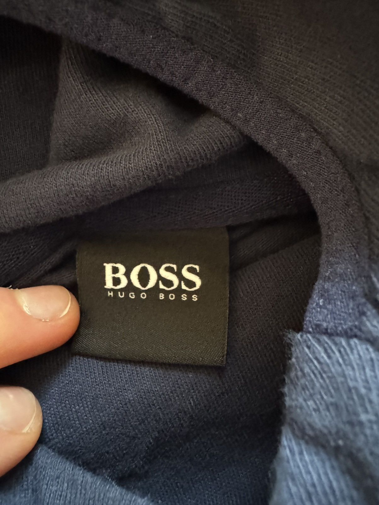 Hugo Boss HUGO BOSS VINTAGE QUALITY LIGHT HOODED SWEATSHIRT Size US L / EU 52-54 / 3 - 4 Thumbnail