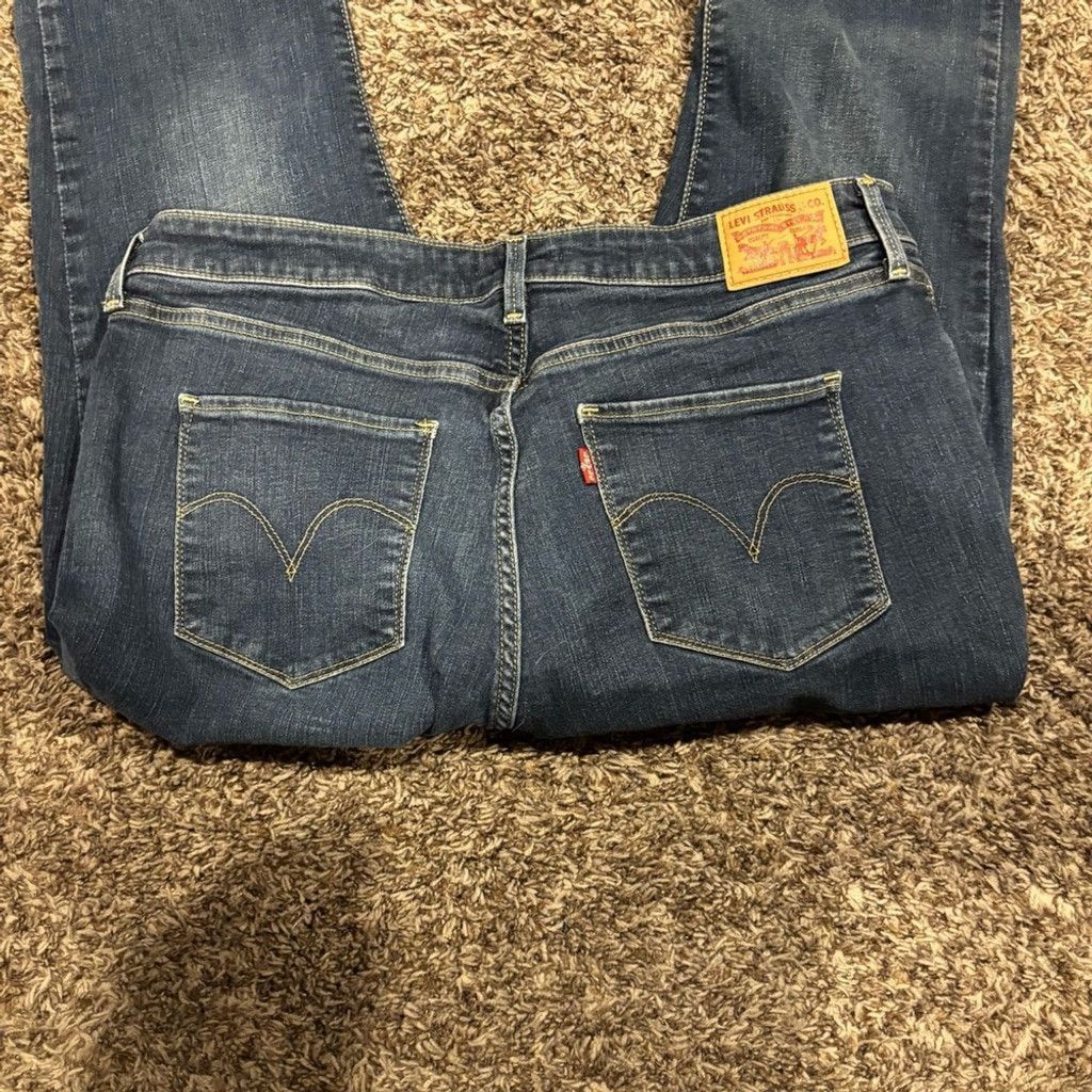 Levi's Levi's Women's Mid Rise Skinny Jeans Size 38" / US 16 / IT 52 - 1 Thumbnail