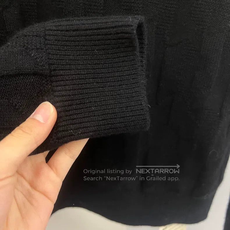 Hermes Hermes Solid Color H-Stripe Long Sleeve Sweater Size XS / US 0-2 / IT 36-38 - 7 Thumbnail
