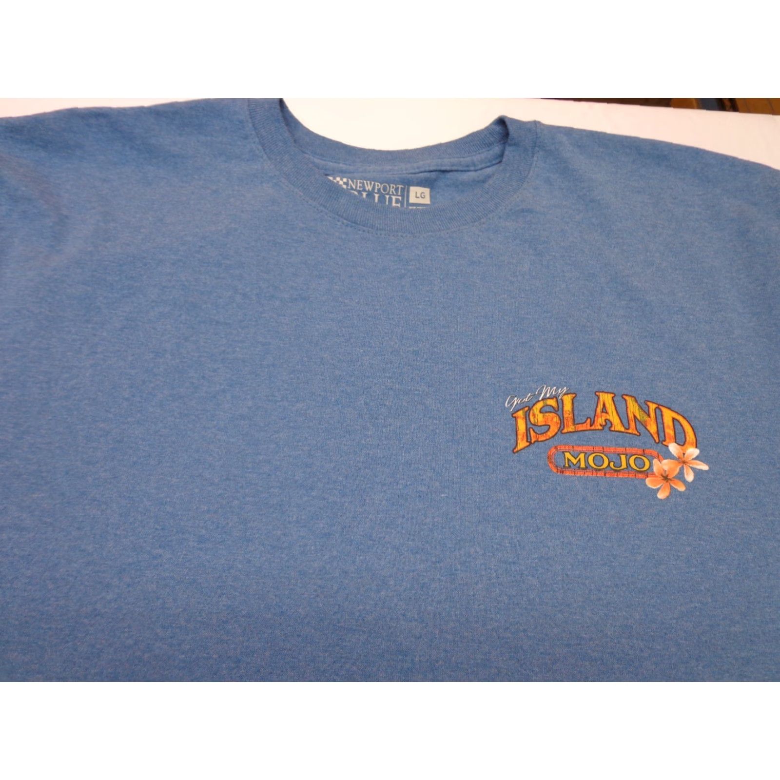 Vintage Newport Blue T-Shirt Short Sleeve Blue Size Large Men's Crew Neck Cotton Polyester Size US L / EU 52-54 / 3 - 2 Thumbnail