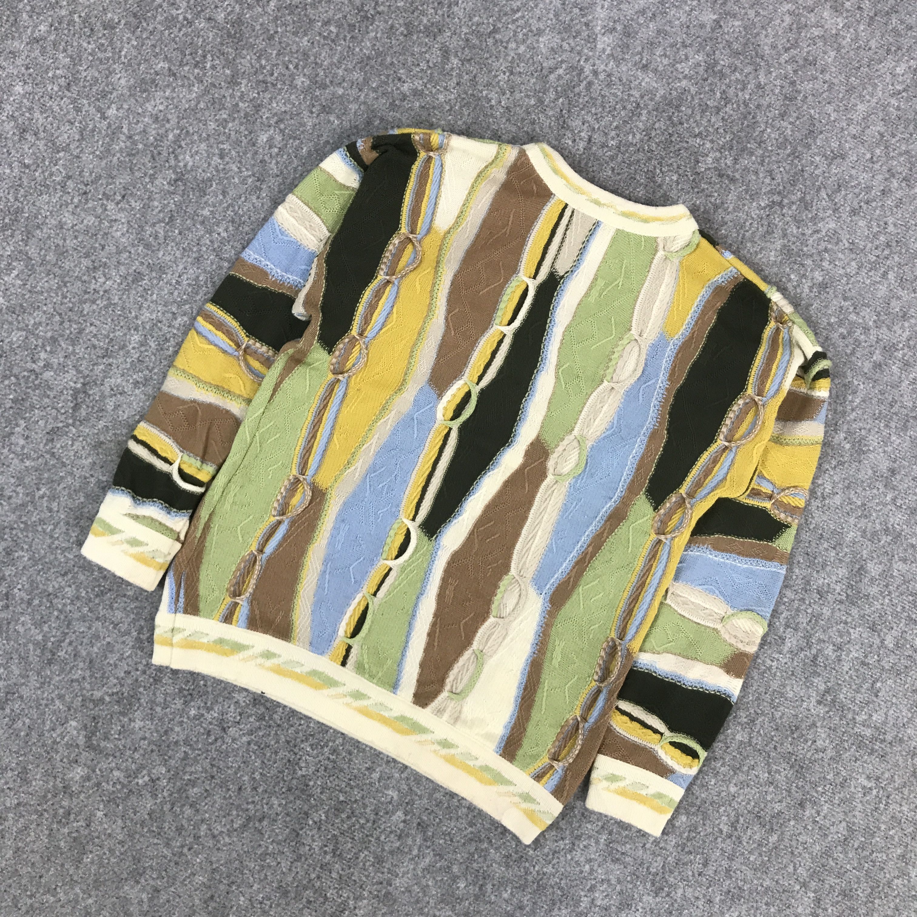 Aran Isles Knitwear × Japanese Brand × Unbound Merino MERINO KNITWEAR COOGI STYRL DESIGN KNITWEAR Size US XS / EU 42 / 0 - 6 Thumbnail