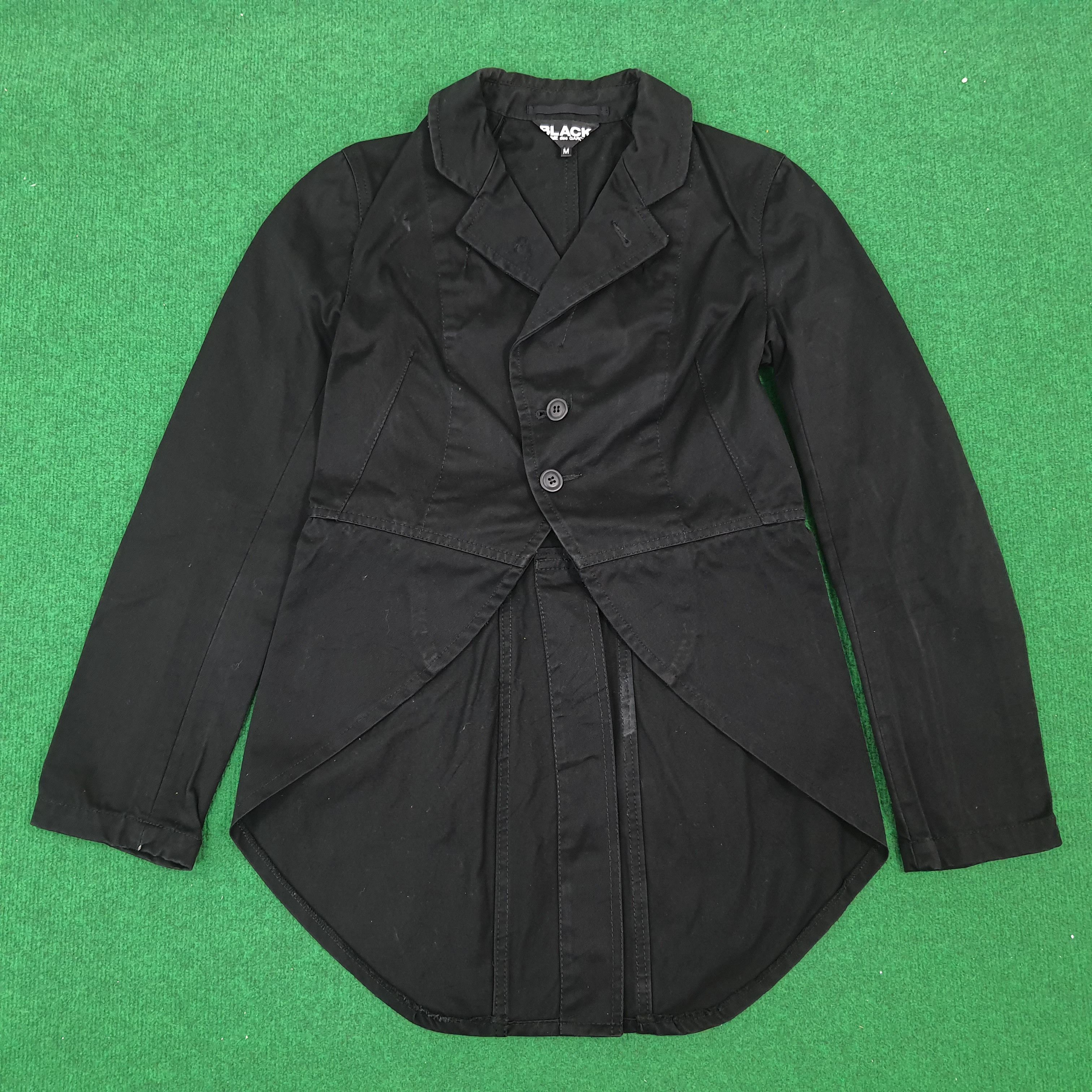 Comme des Garcons Black × Japanese Brand × Vintage Vintage Comme Des Garcons BLACK Japan Tailcoat Jacket Size US XS / EU 42 / 0 - 1 Thumbnail
