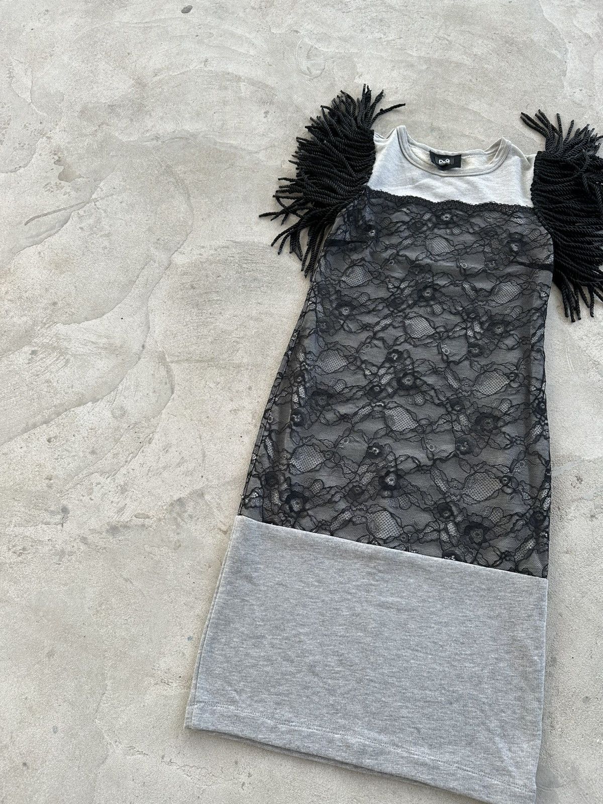Dolce & Gabbana Dolce Gabbana Sleeveless Lace Panel Dress With Fringe Detail Size M / US 6-8 / IT 42-44 - 5 Thumbnail