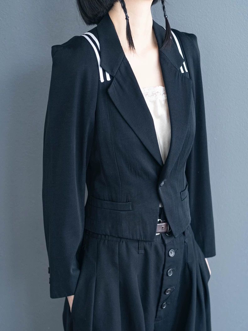 Comme des Garcons Comme Des Garcons Early Demon Horned Navy Jacket Size S / US 4 / IT 40 - 1 Thumbnail