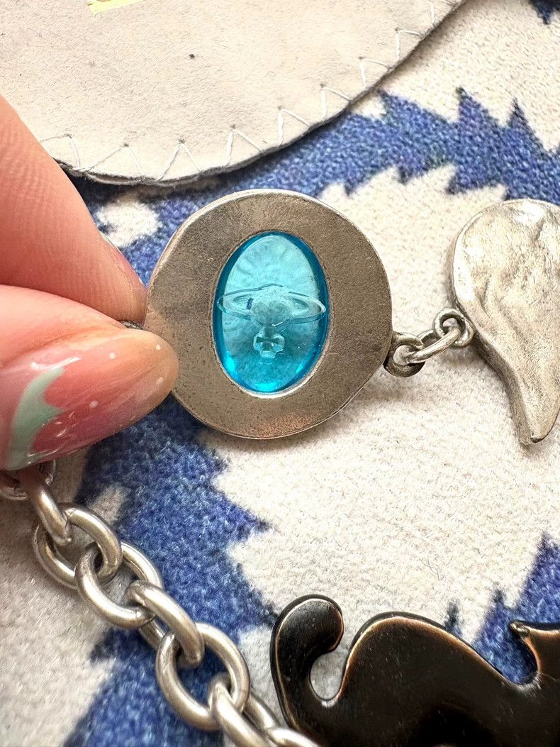 Vivienne Westwood Vivienne Westwood Blue Fantasy Cat Bracelet Size ONE SIZE - 5 Thumbnail