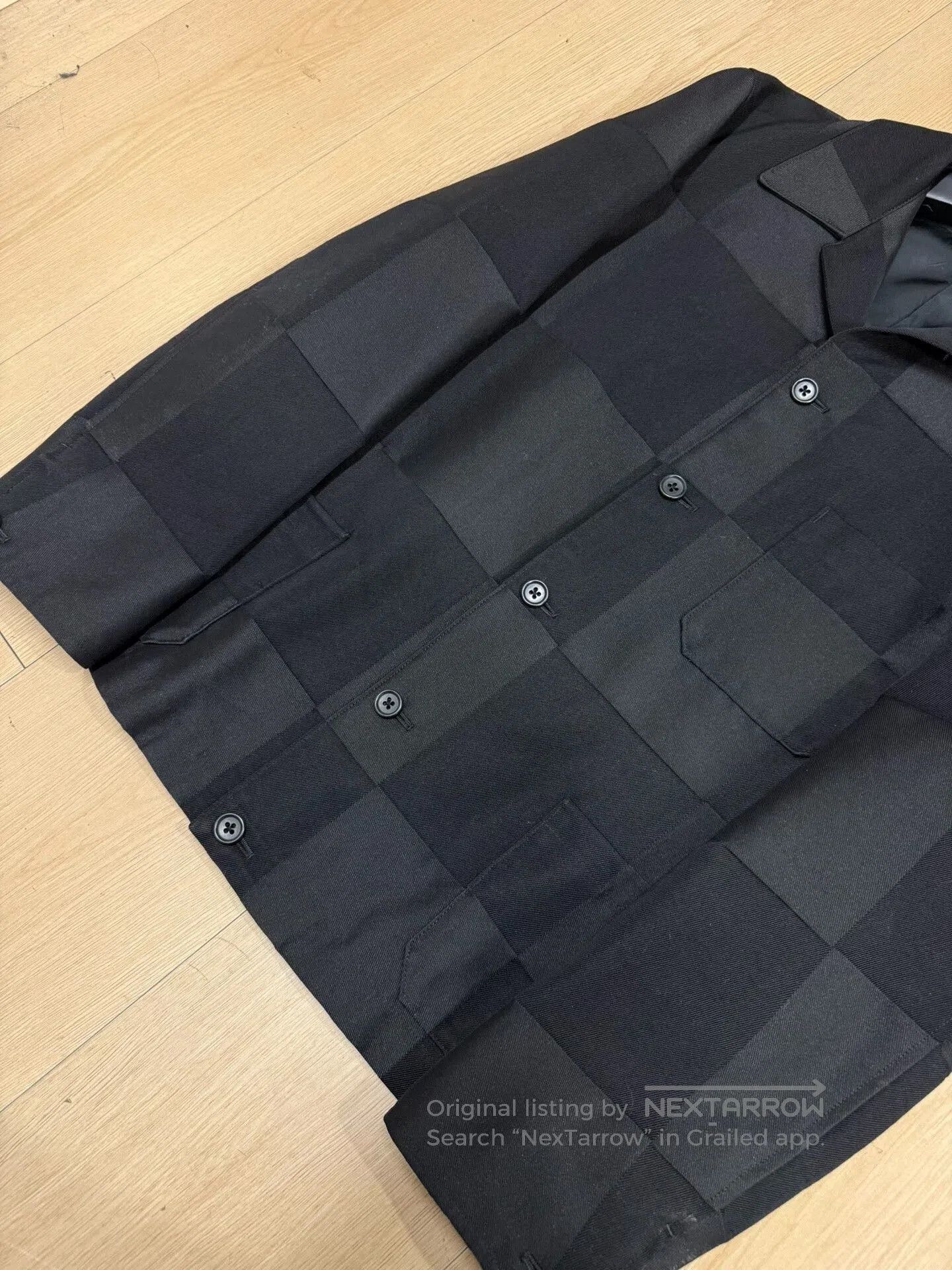 Yohji Yamamoto Yohji Yamamoto Men’s Patchwork Blazer. Size US L / EU 52-54 / 3 - 3 Thumbnail