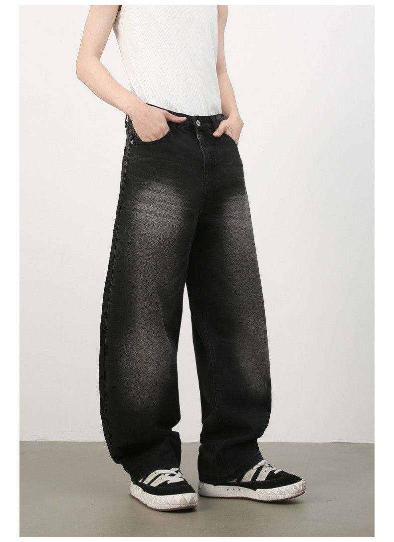 Japanese Brand × Jean American retro wide-leg loose versatile scimitar jeans Size US 32 / EU 48 - 3 Thumbnail