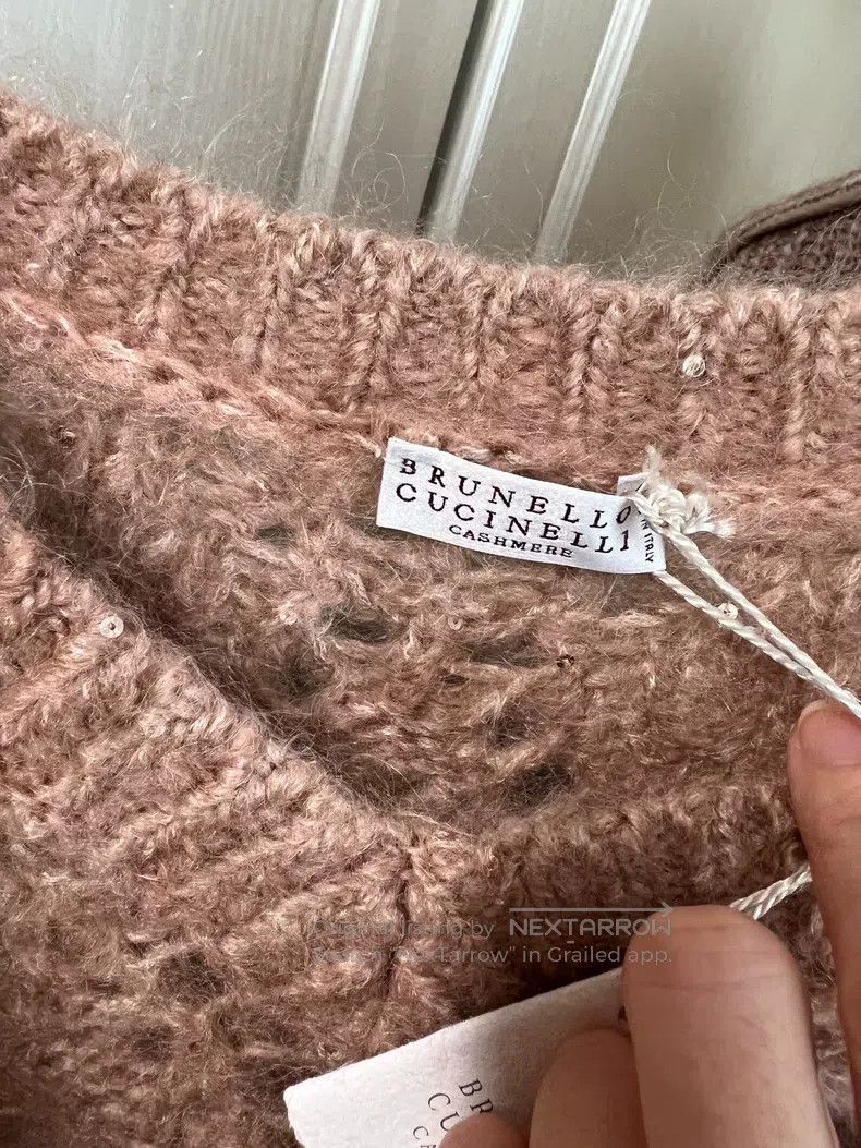 Brunello Cucinelli Brunello Cucinelli Sequin Mohair Sweater Size M / US 6-8 / IT 42-44 - 4 Thumbnail