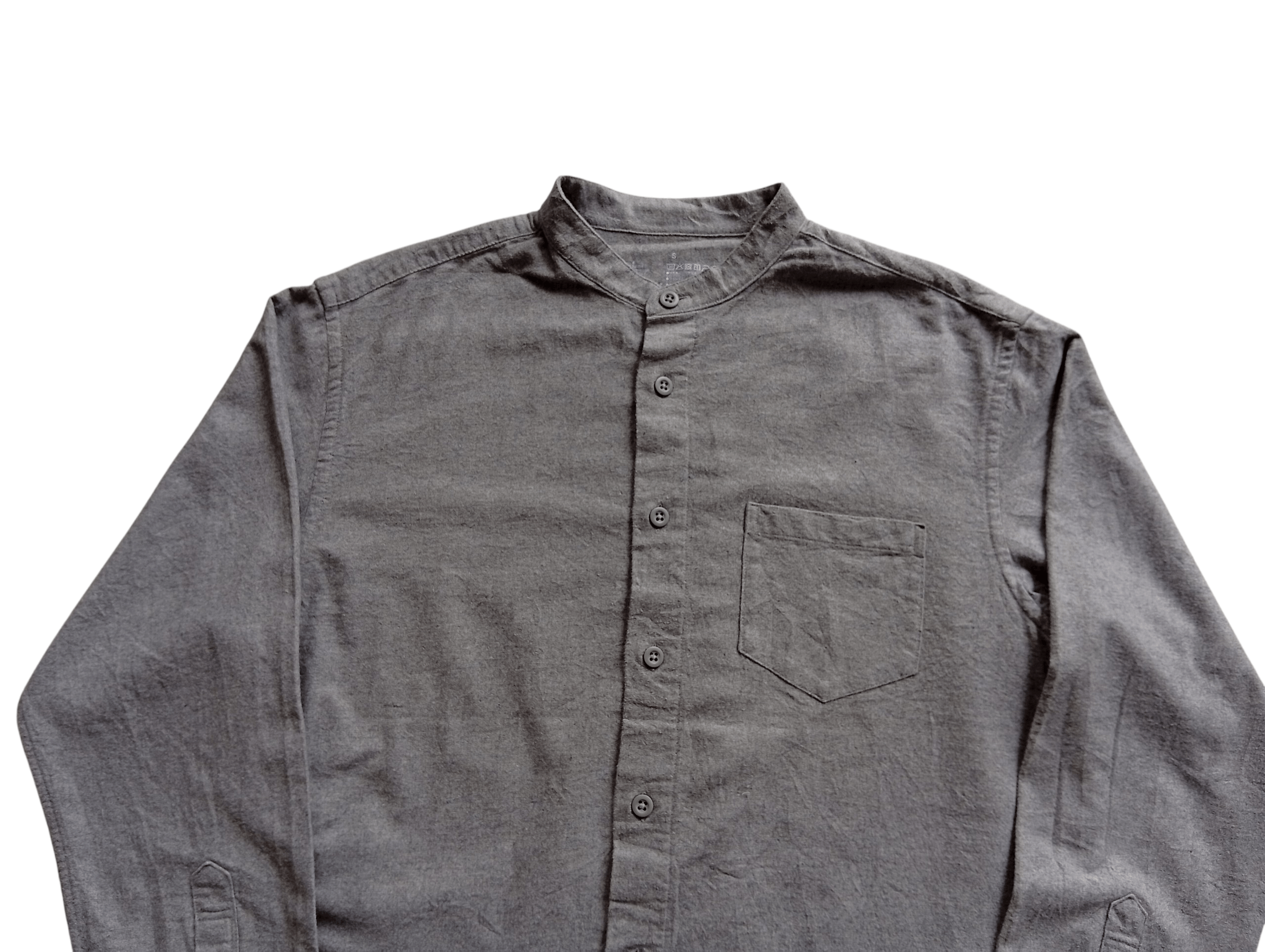 Japanese Brand Muji collarless basic shirt Size US S / EU 44-46 / 1 - 2 Thumbnail