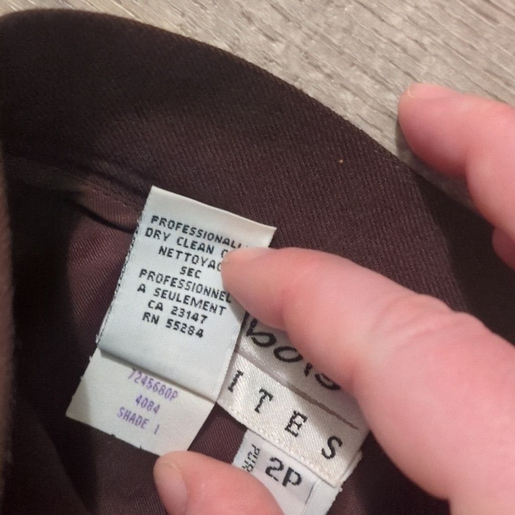 Talbots Talbots Petites Burgundy Wopl Skirt Size 2P Size 26" / US 2 / IT 38 - 4 Thumbnail
