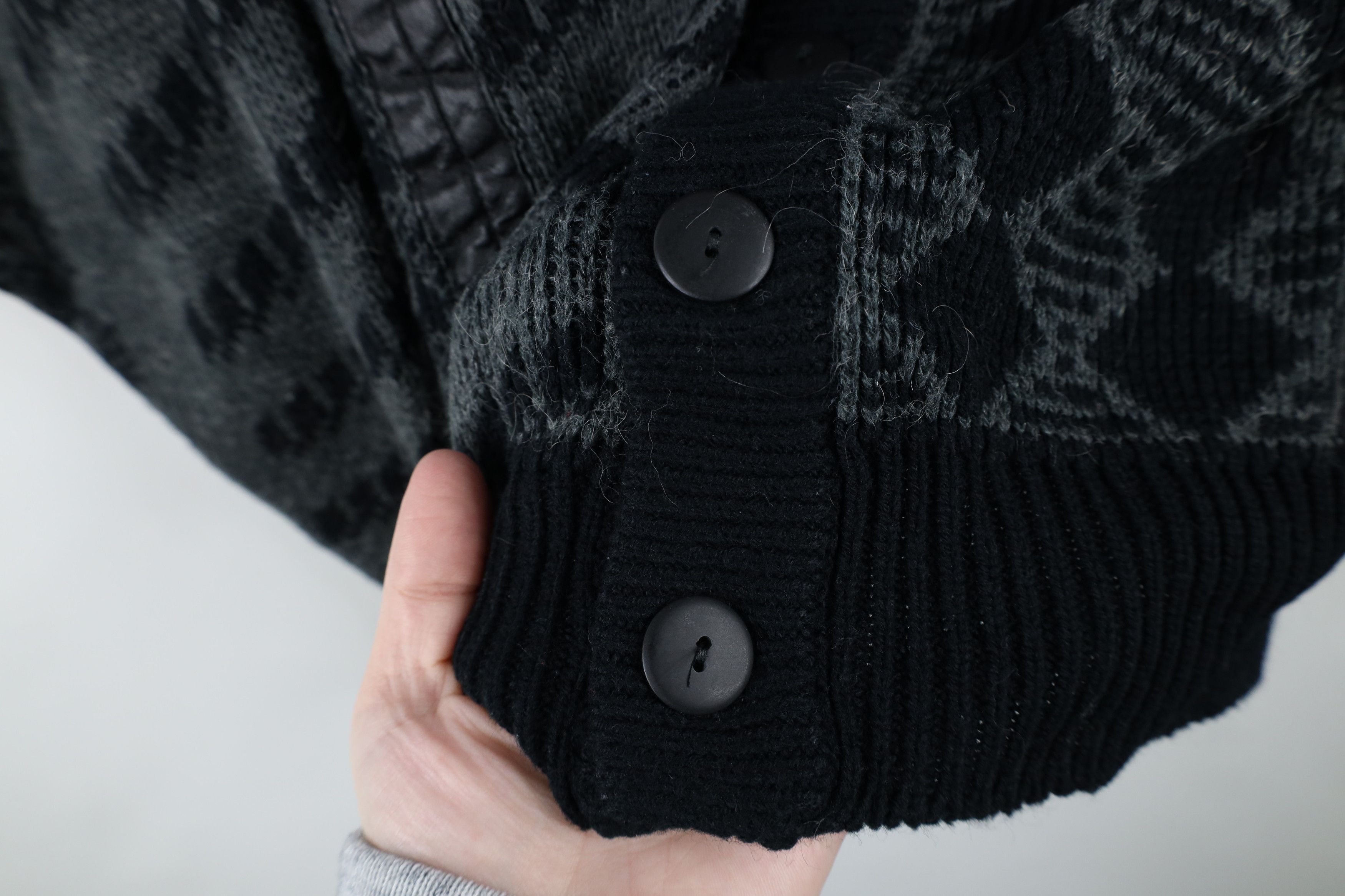 Vintage Vintage 90s Streetwear Trim Boxy Fit Cardigan Sweater Size US XL / EU 56 / 4 - 4 Thumbnail