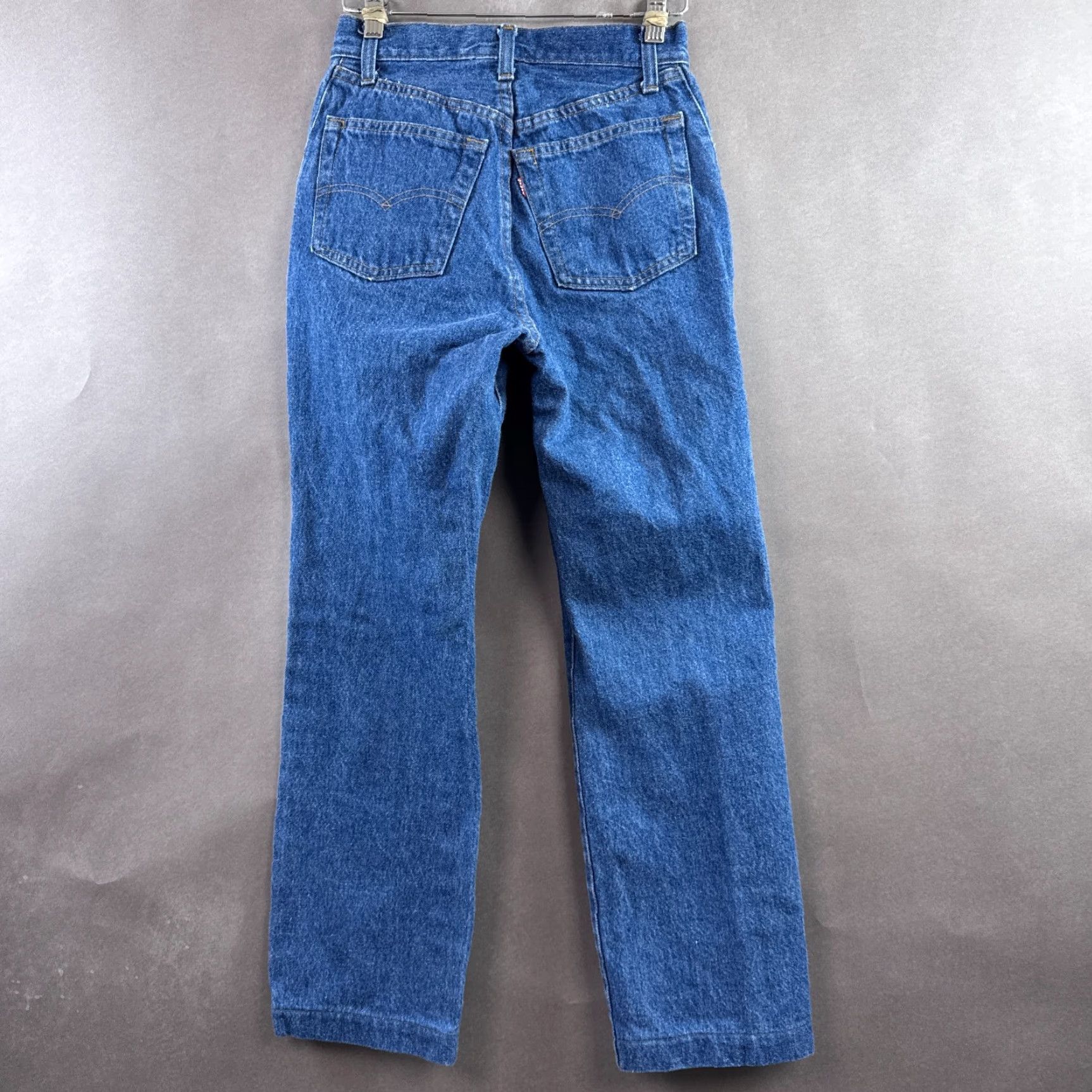 Levi's VINTAGE Levi's 501 Jeans Womens 24x27 Blue 80s Fuzzy Button Fly Denim Pants Dark Jeans Women, 501, 80s, Levi's, Blue, Dark, 90s Size 42" / US 20 - 3 Thumbnail