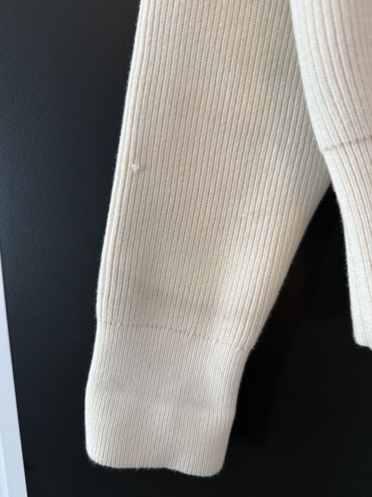 Daniel Simmons Daniel Simmons - Cream Cotton Knit Cardigan size XS Size US XS / EU 42 / 0 - 5 Thumbnail