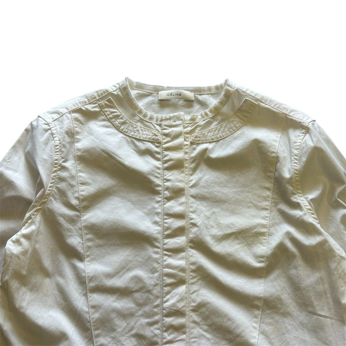 Celine Celine White Shirt Size M / US 6-8 / IT 42-44 - 2 Thumbnail