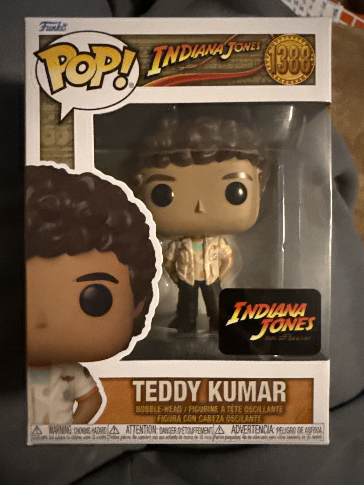 POP MART Funko Pop #1388 Pop! Teddy Kumar from Indiana Jones, NEW!! Size ONE SIZE - 7 Thumbnail
