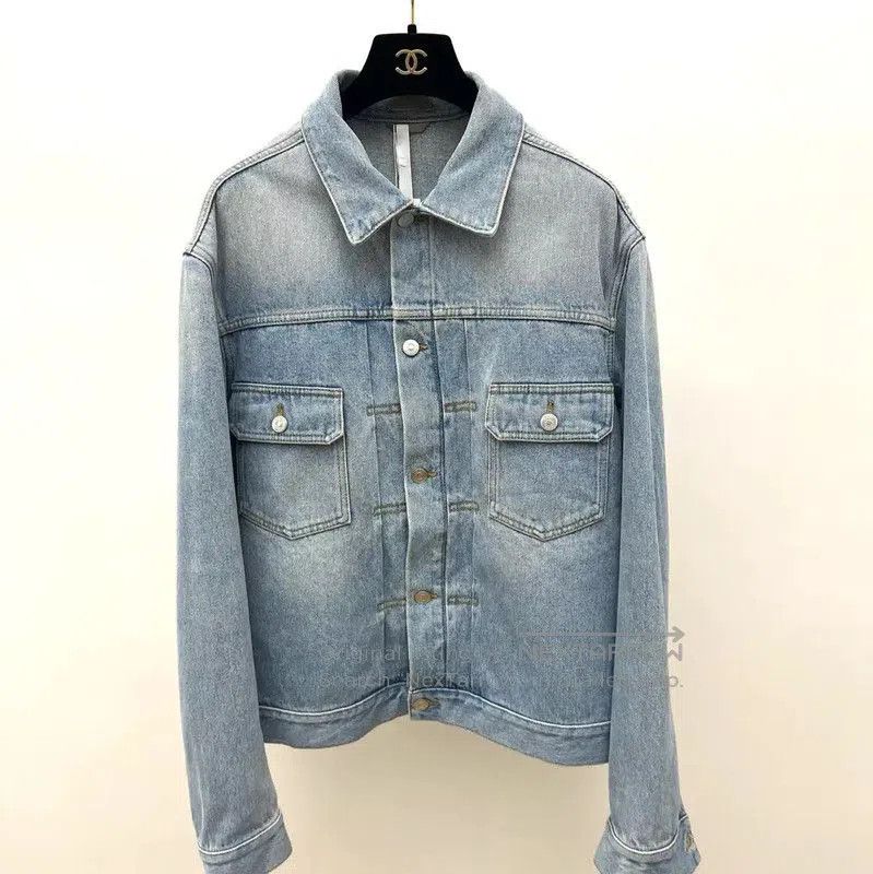 Dior Dior Light Blue Men's Denim Jacket . Size US M / EU 48-50 / 2 - 1 Thumbnail