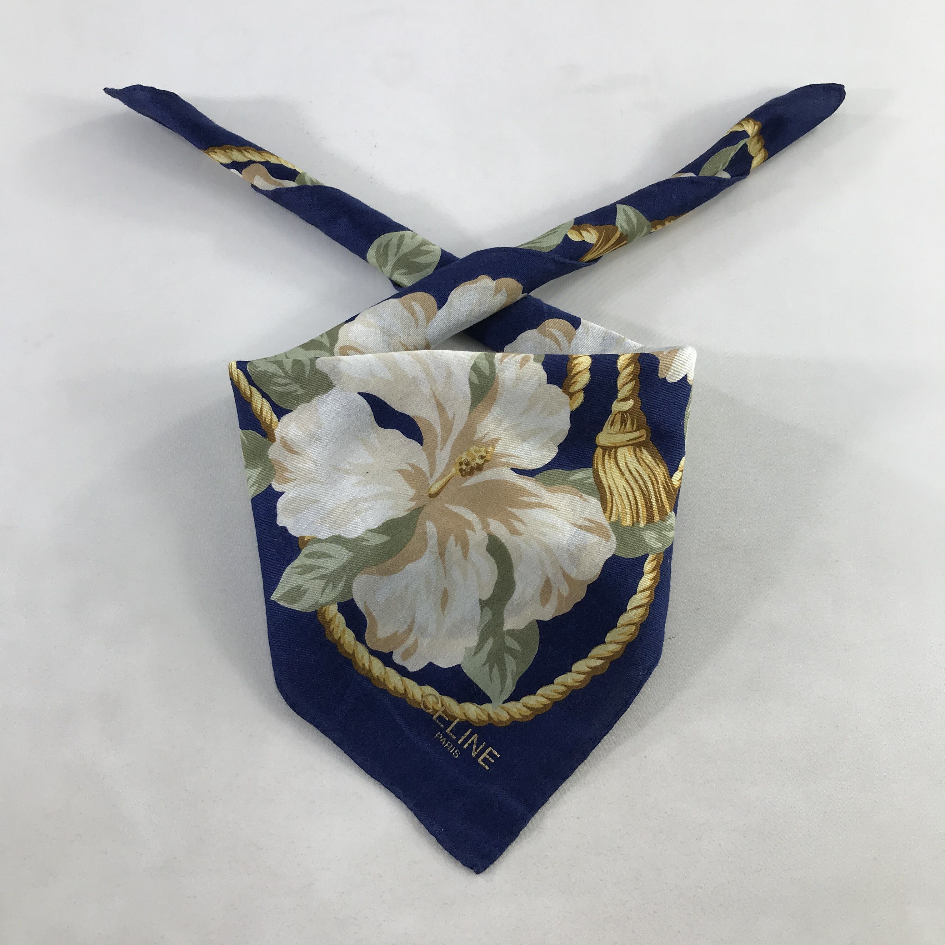 Celine × Vintage Celine Neckerchief / Bandana / Handkerchief Size ONE SIZE - 1 Thumbnail