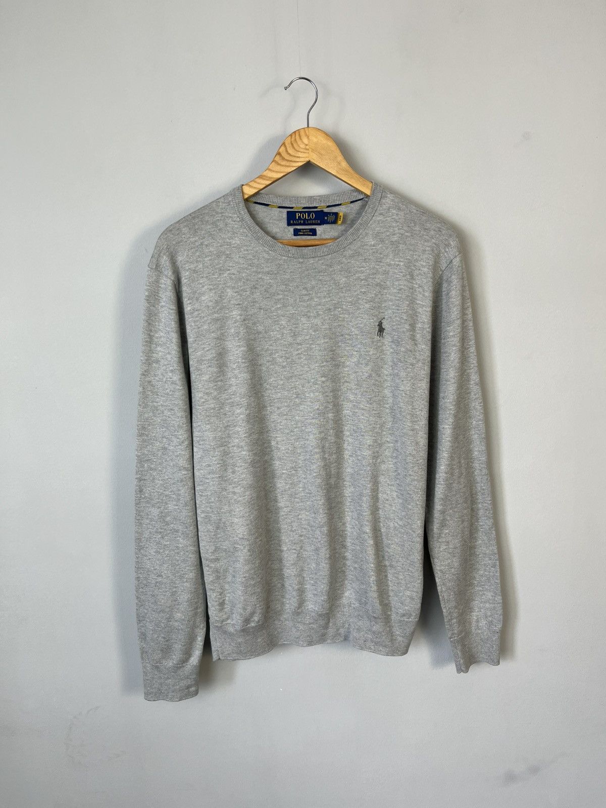 Polo Ralph Lauren × Ralph Lauren Polo Ralph Lauren Classic Pima Cotton Sweater Jumper Size US M / EU 48-50 / 2 - 1 Thumbnail
